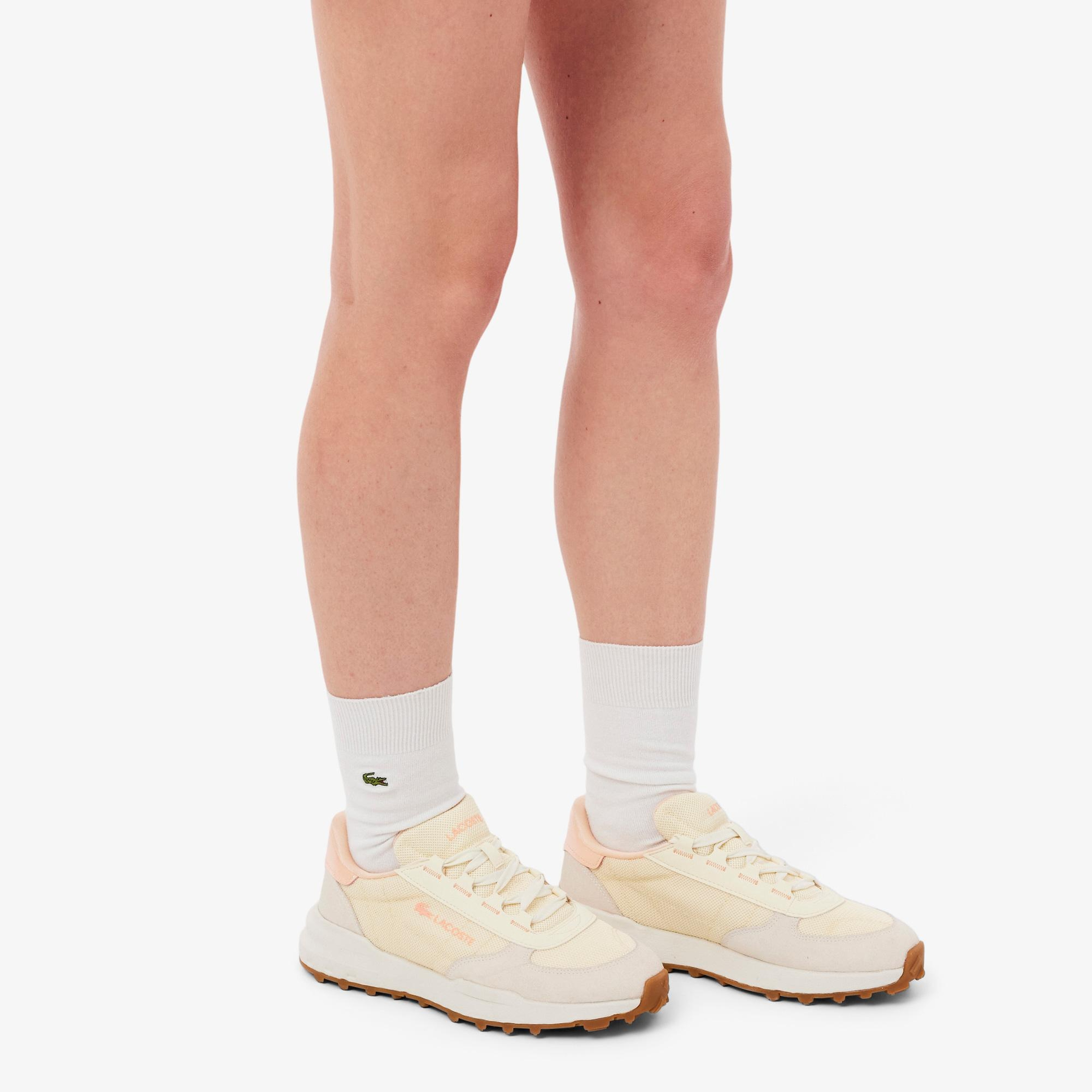 Lacoste Elite Active Evo Kadın Krem Sneaker