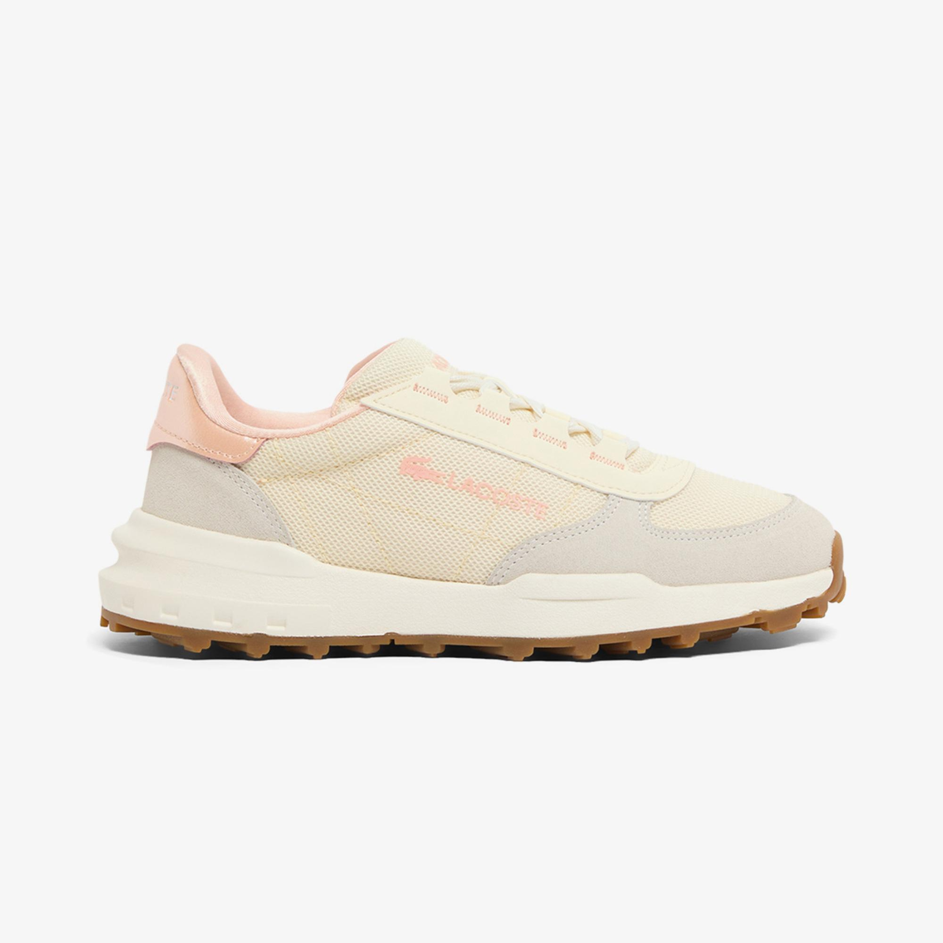 Lacoste Elite Active Evo Kadın Krem Sneaker
