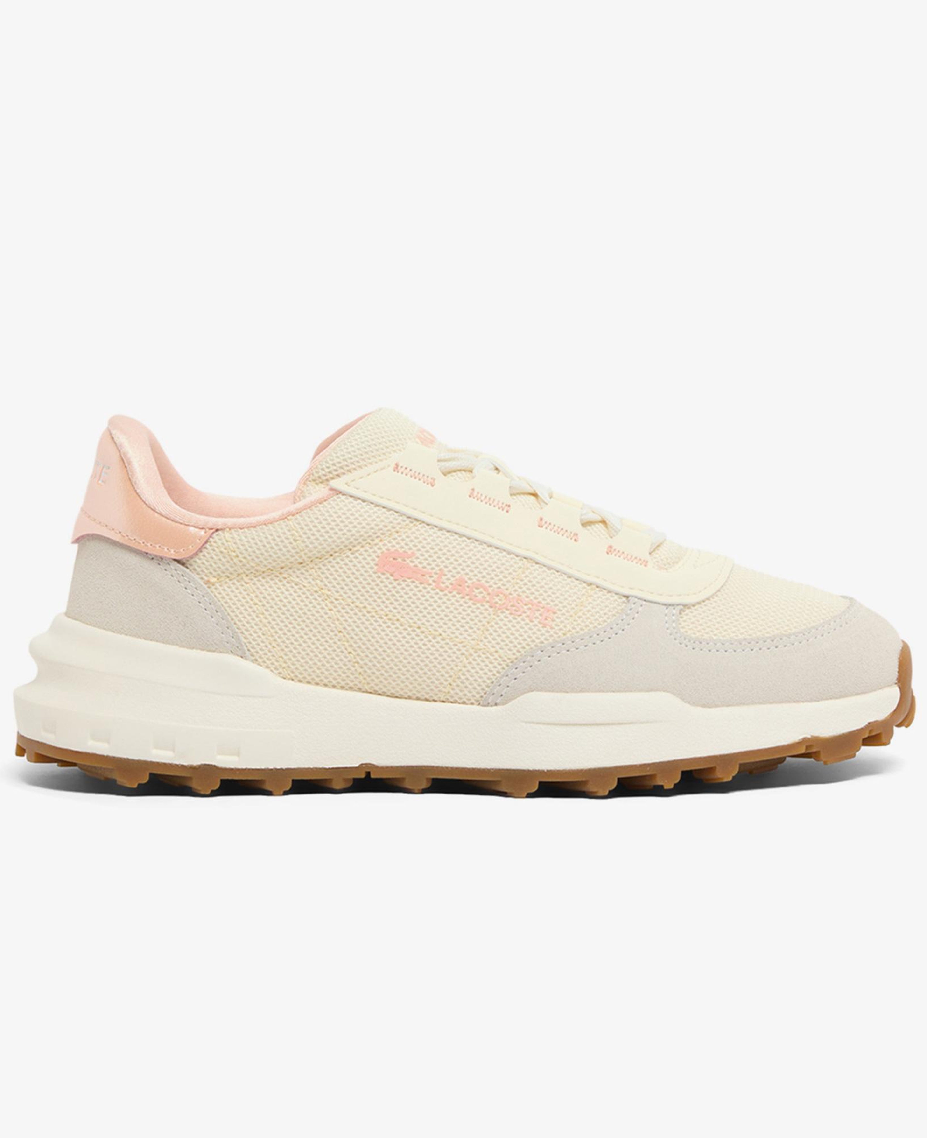 Lacoste Elite Active Evo Kadın Krem Sneaker