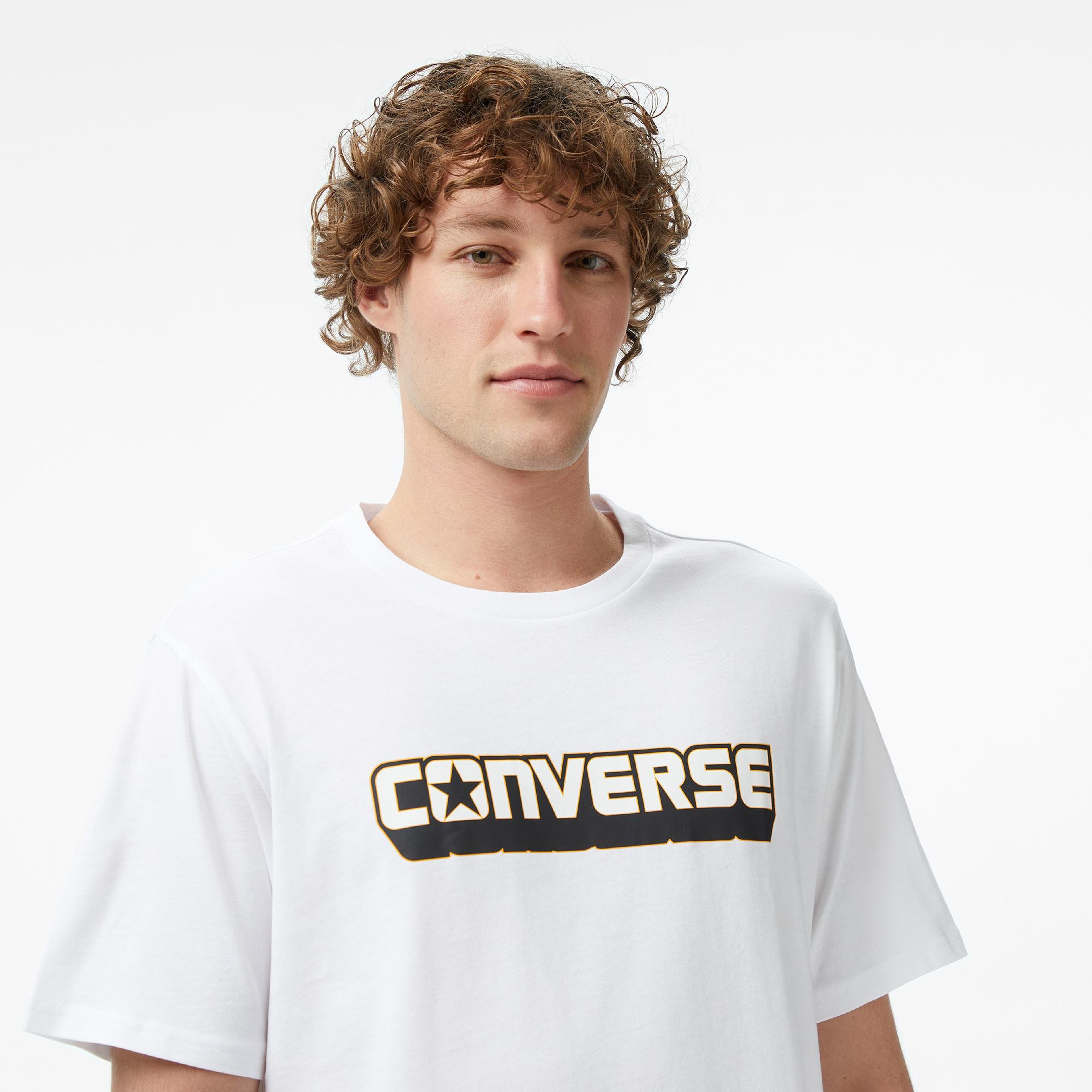 Converse Erkek Beyaz T-Shirt