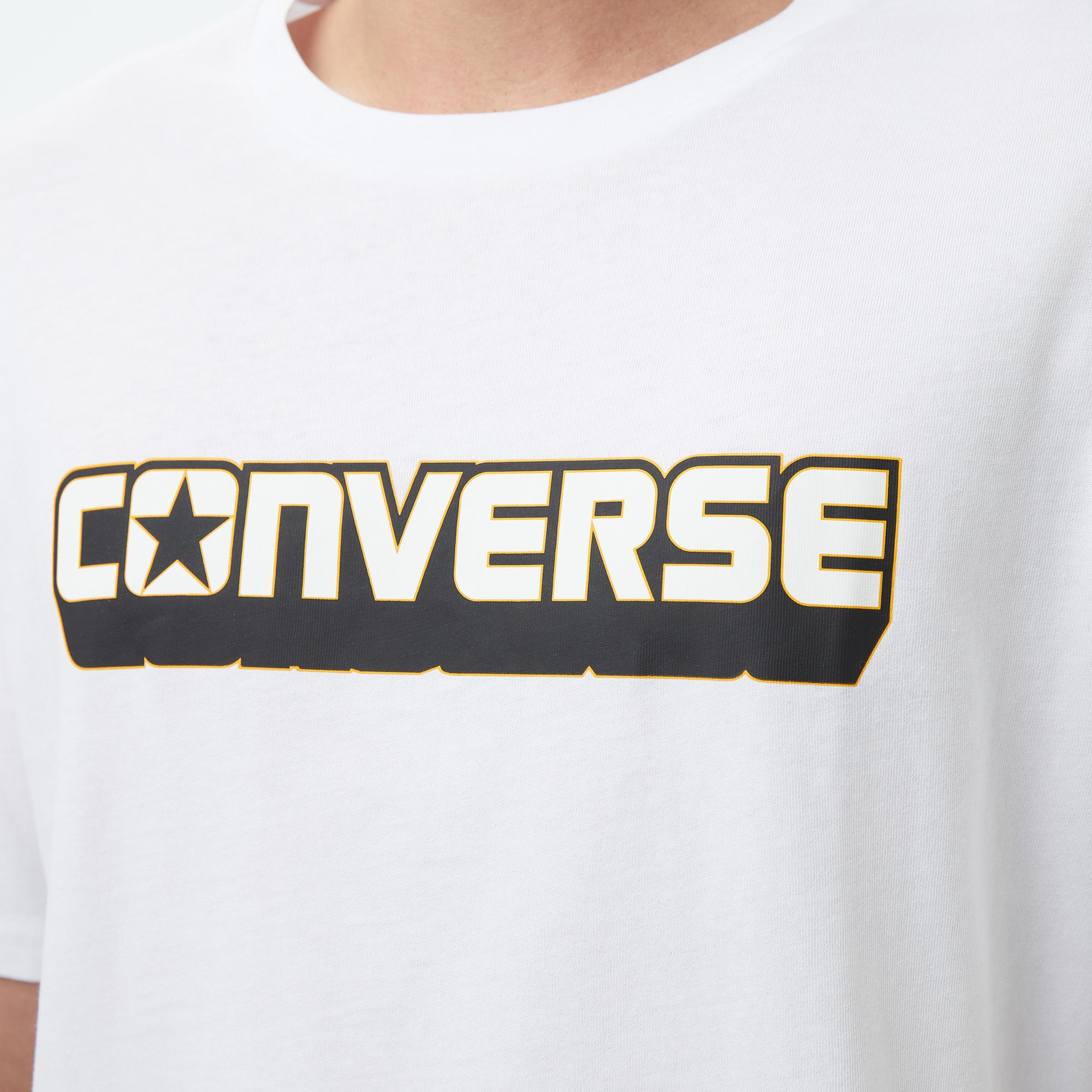 Converse Erkek Beyaz T-Shirt