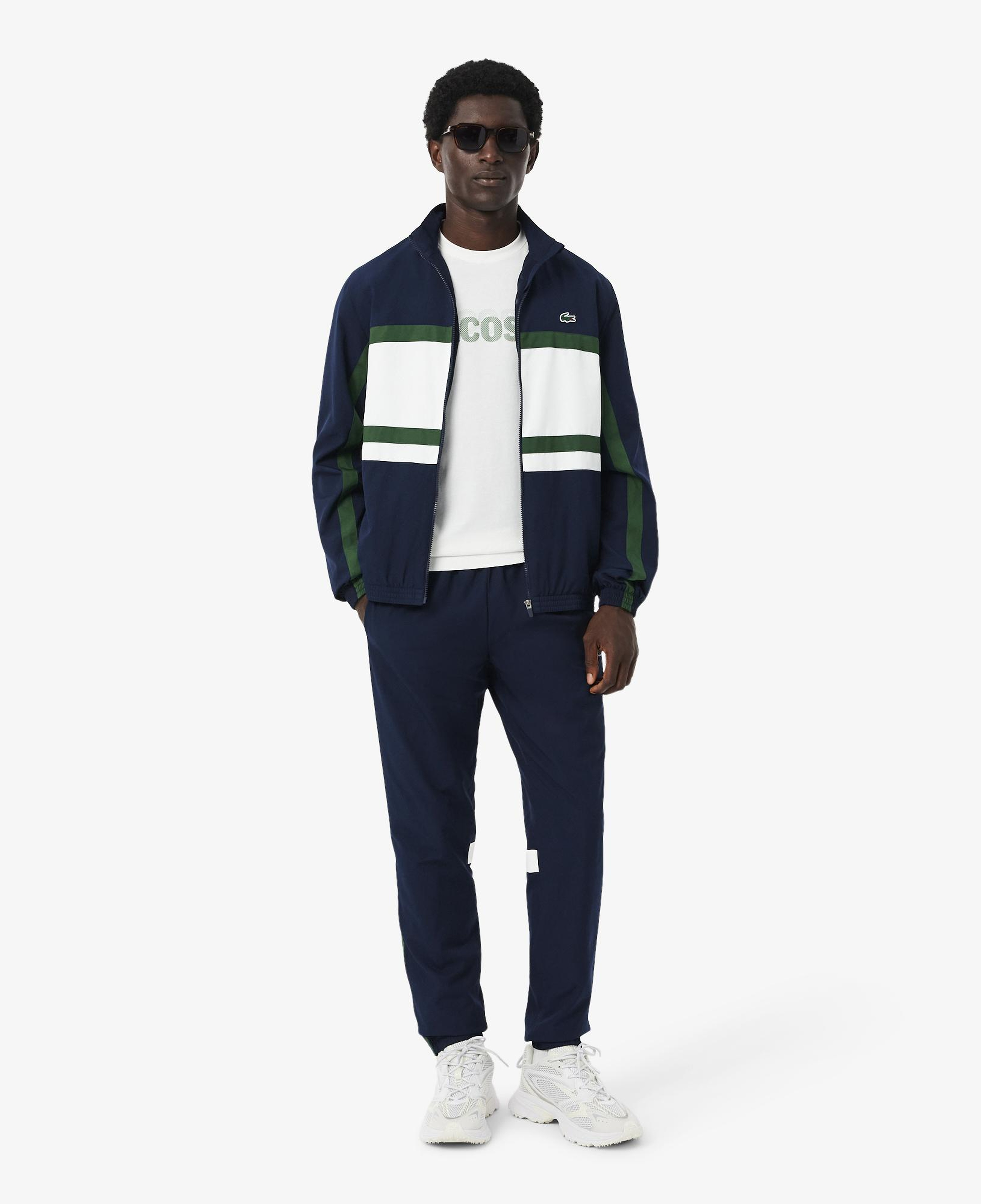 Lacoste Erkek Regular Fit Renk Bloklu Lacivert Eşofman Takımı