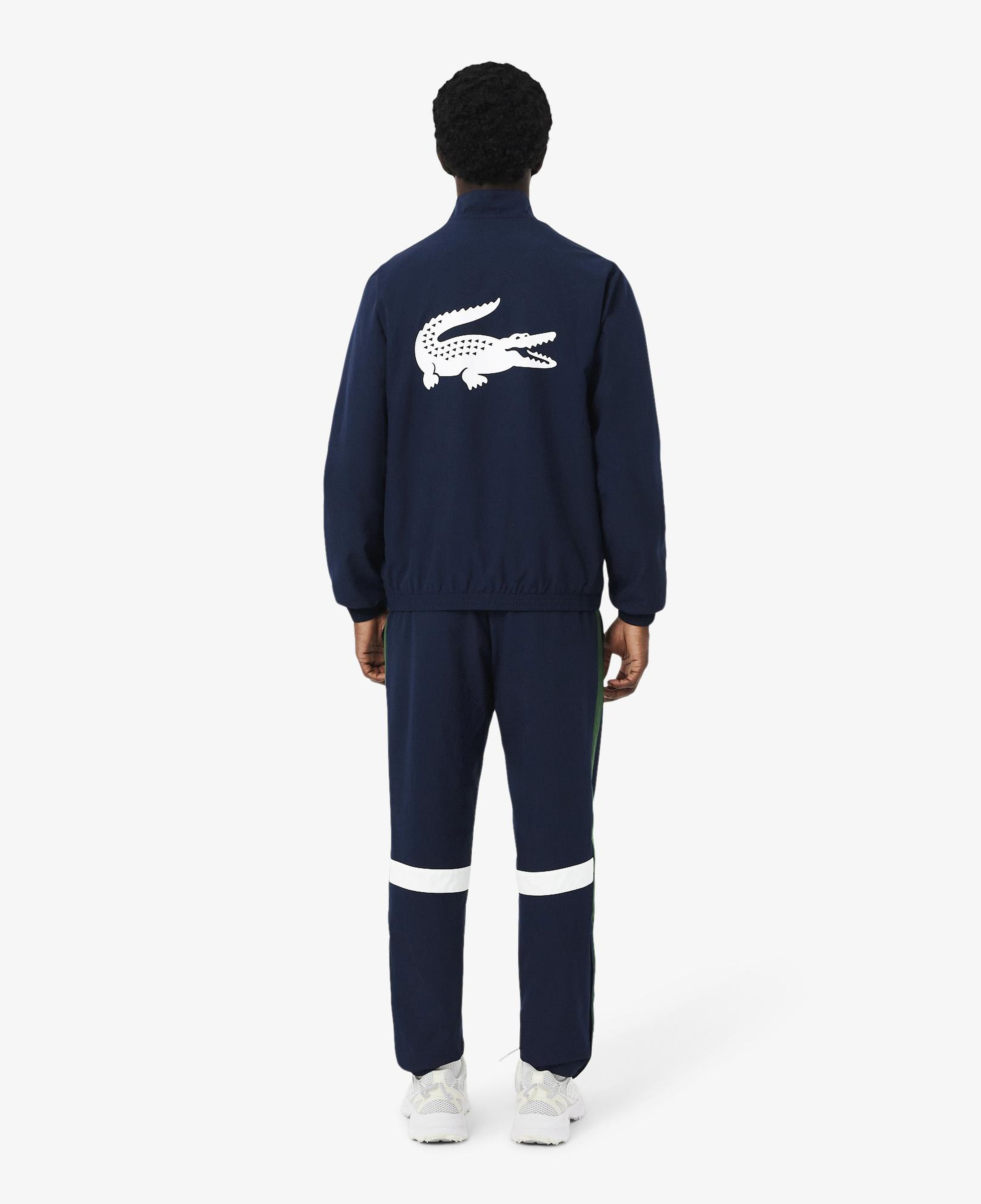 Lacoste Erkek Regular Fit Renk Bloklu Lacivert Eşofman Takımı