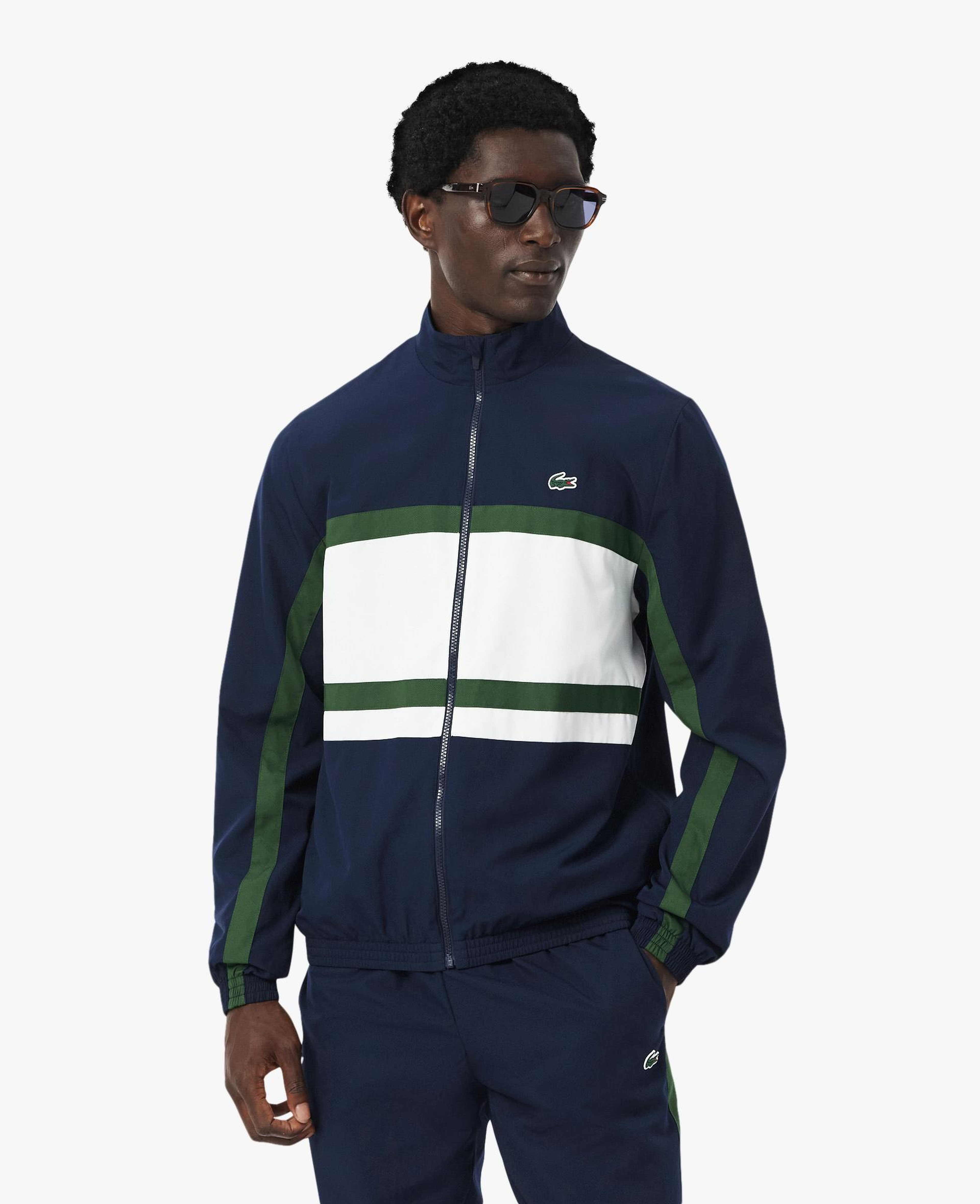 Lacoste Erkek Regular Fit Renk Bloklu Lacivert Eşofman Takımı