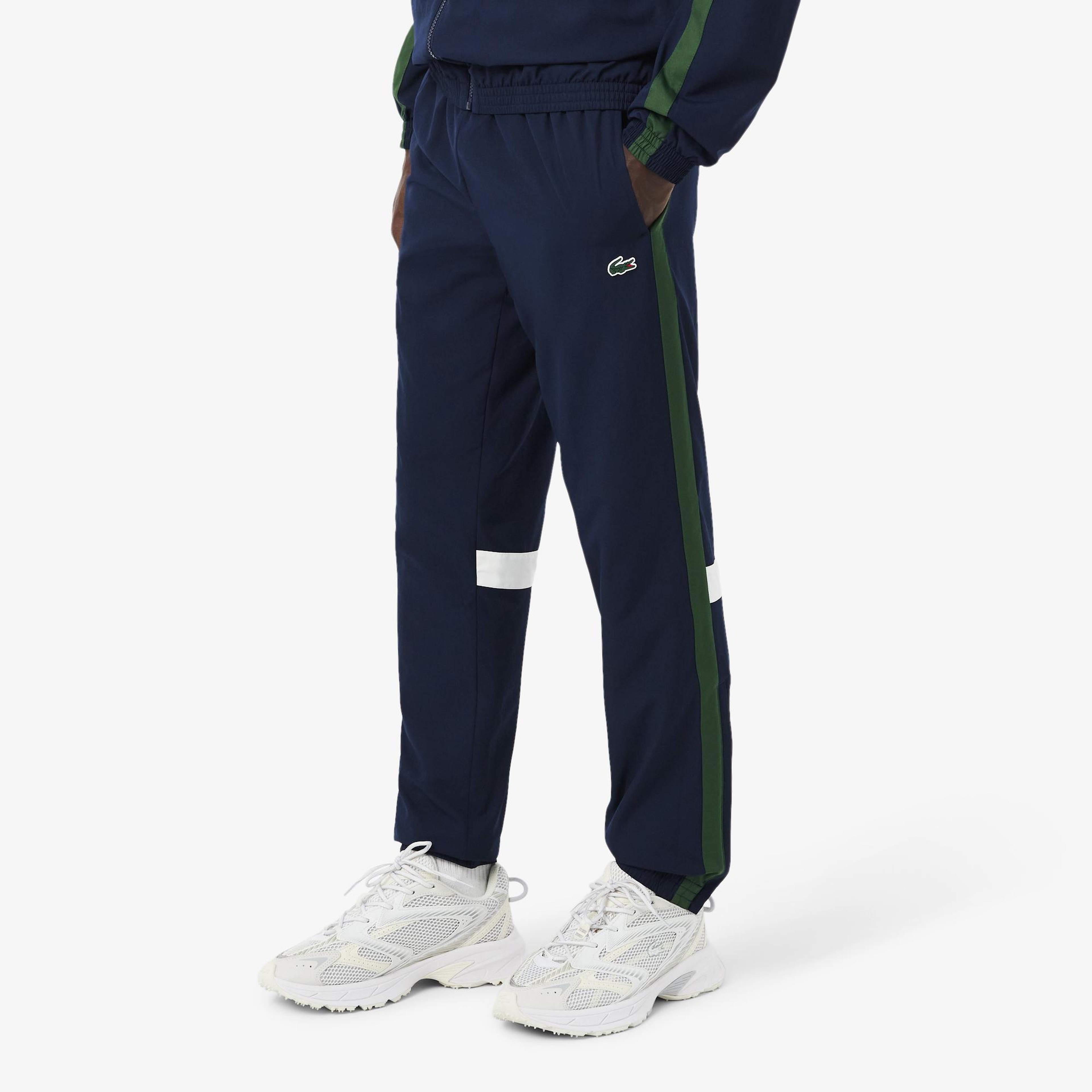Lacoste Erkek Regular Fit Renk Bloklu Lacivert Eşofman Takımı