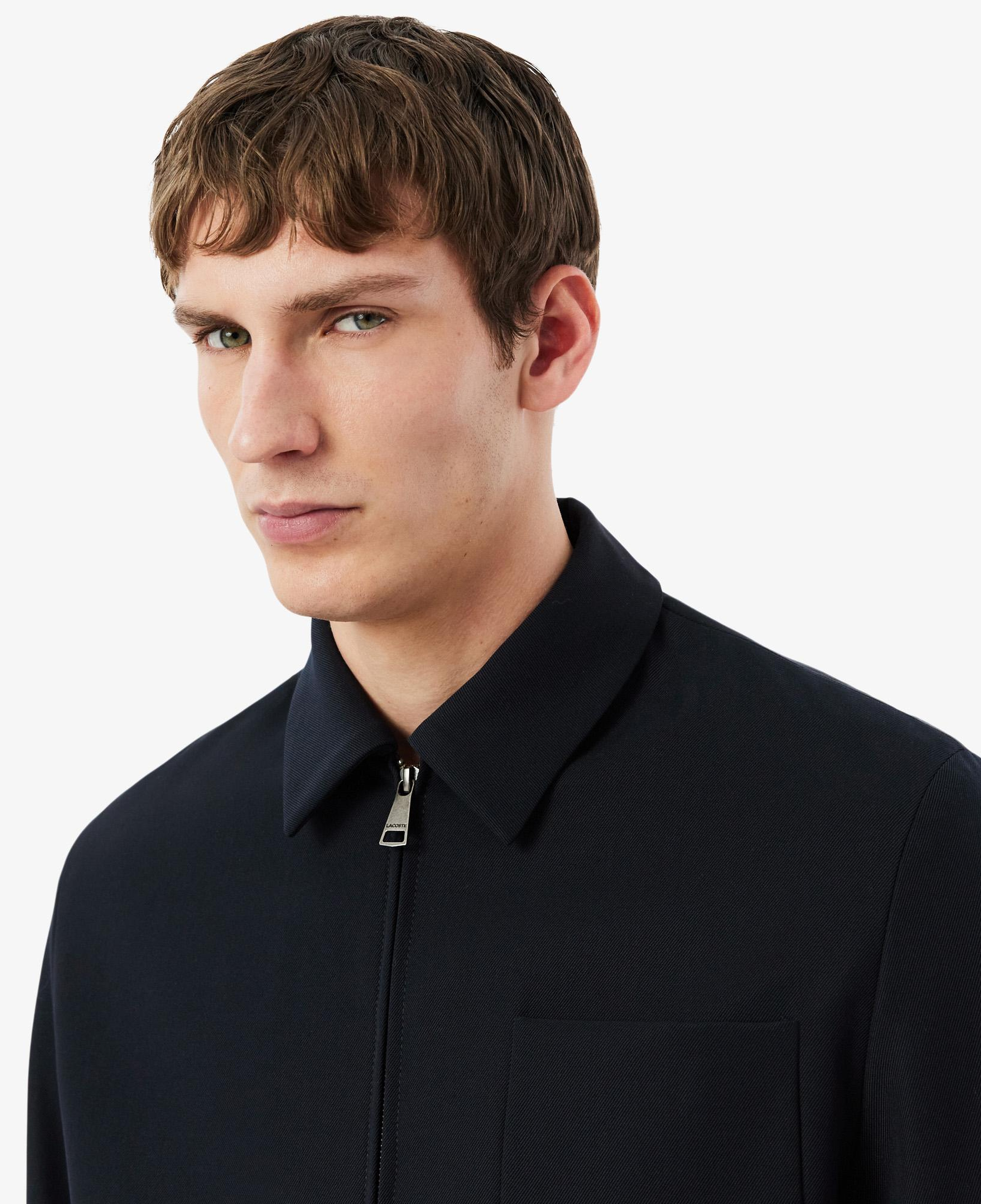 Lacoste Erkek Fermuarlı Lacivert Ceket