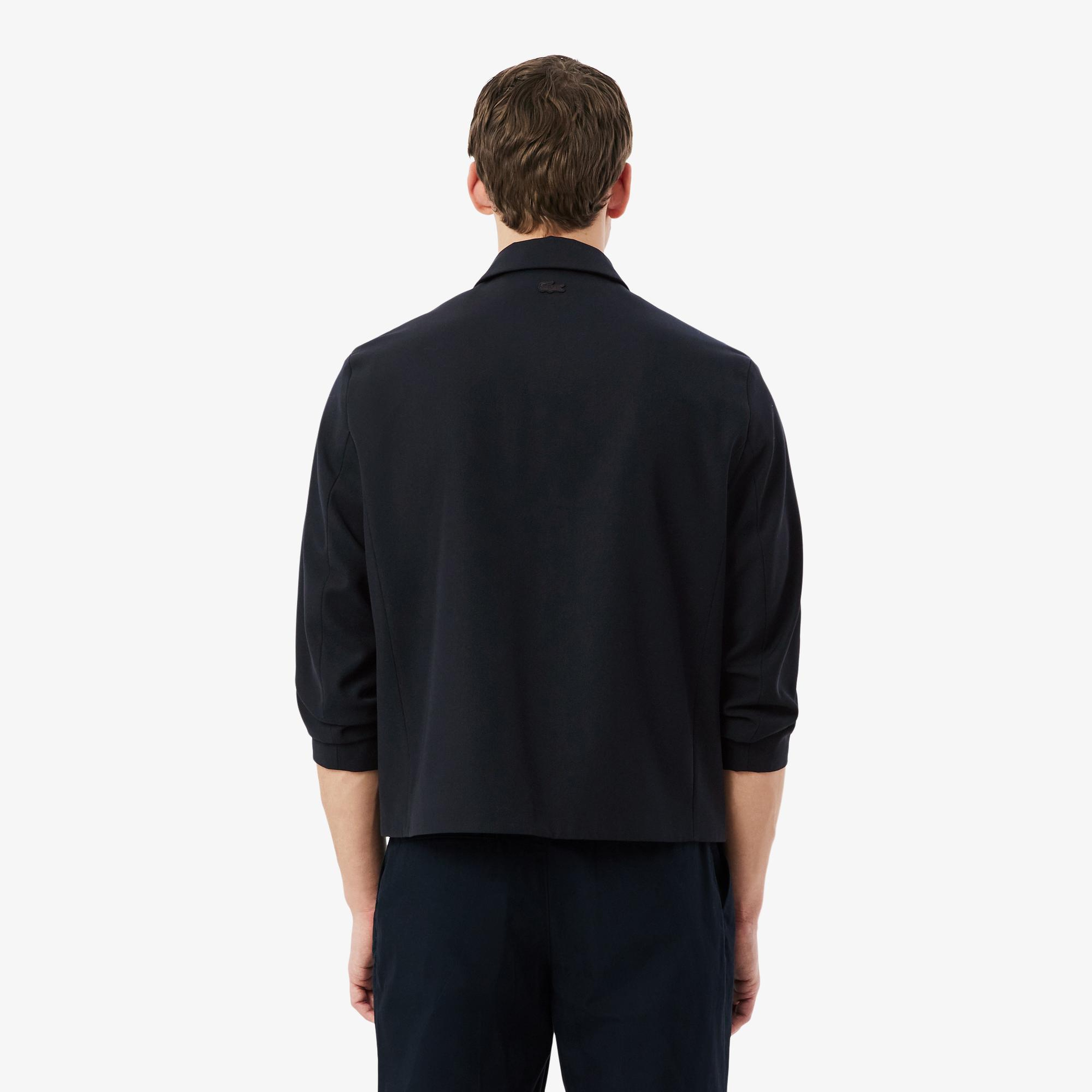 Lacoste Erkek Fermuarlı Lacivert Ceket