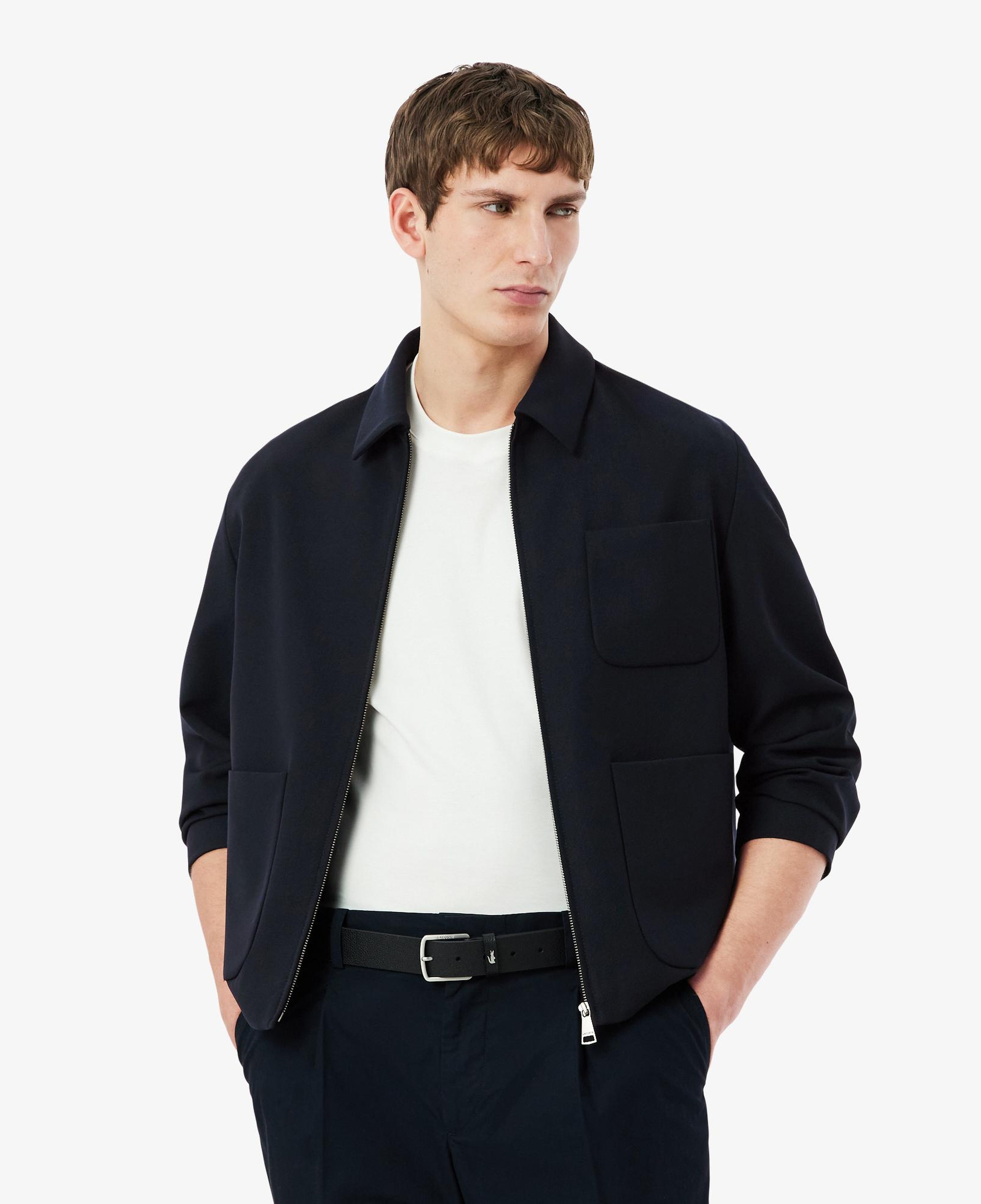 Lacoste Erkek Fermuarlı Lacivert Ceket