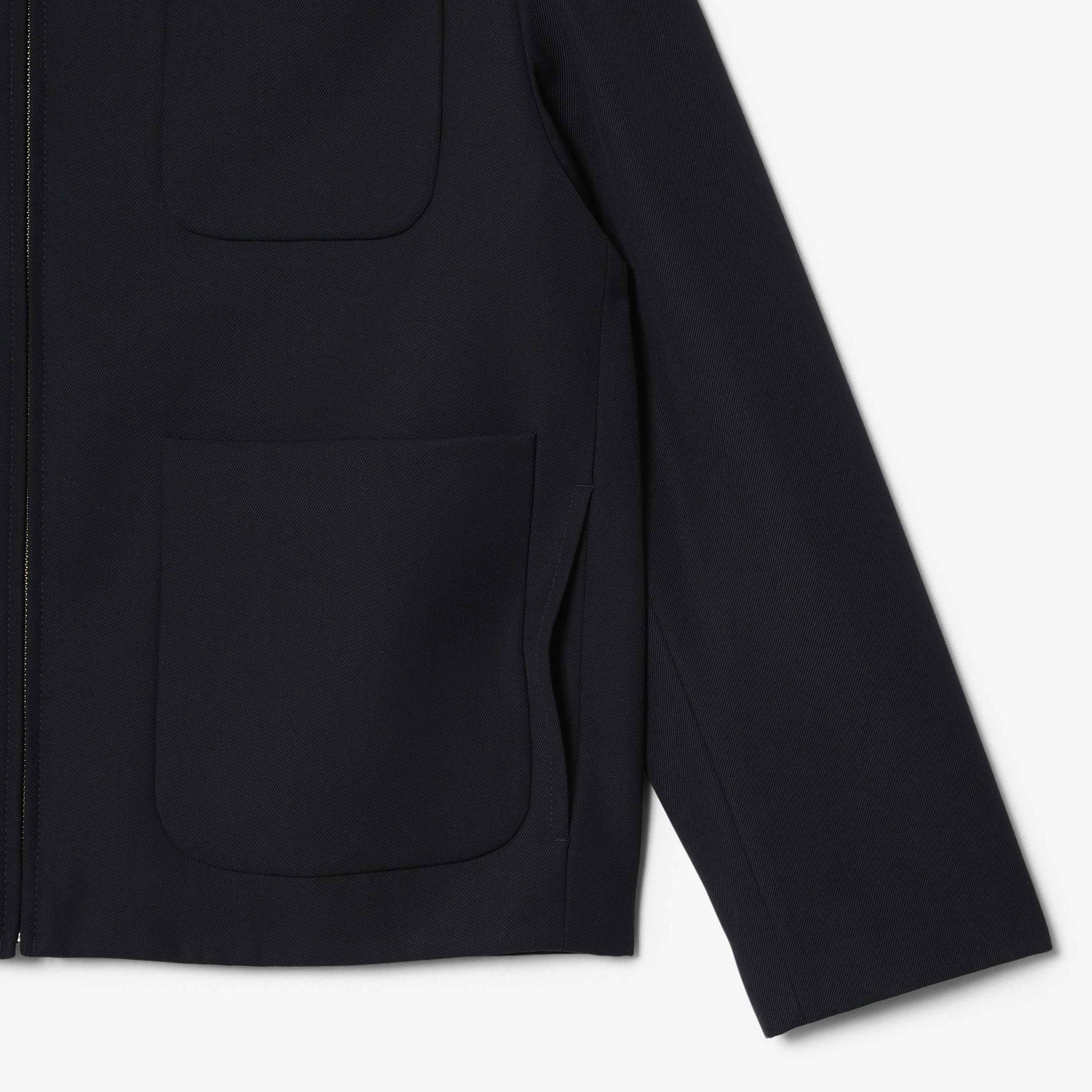 Lacoste Erkek Fermuarlı Lacivert Ceket