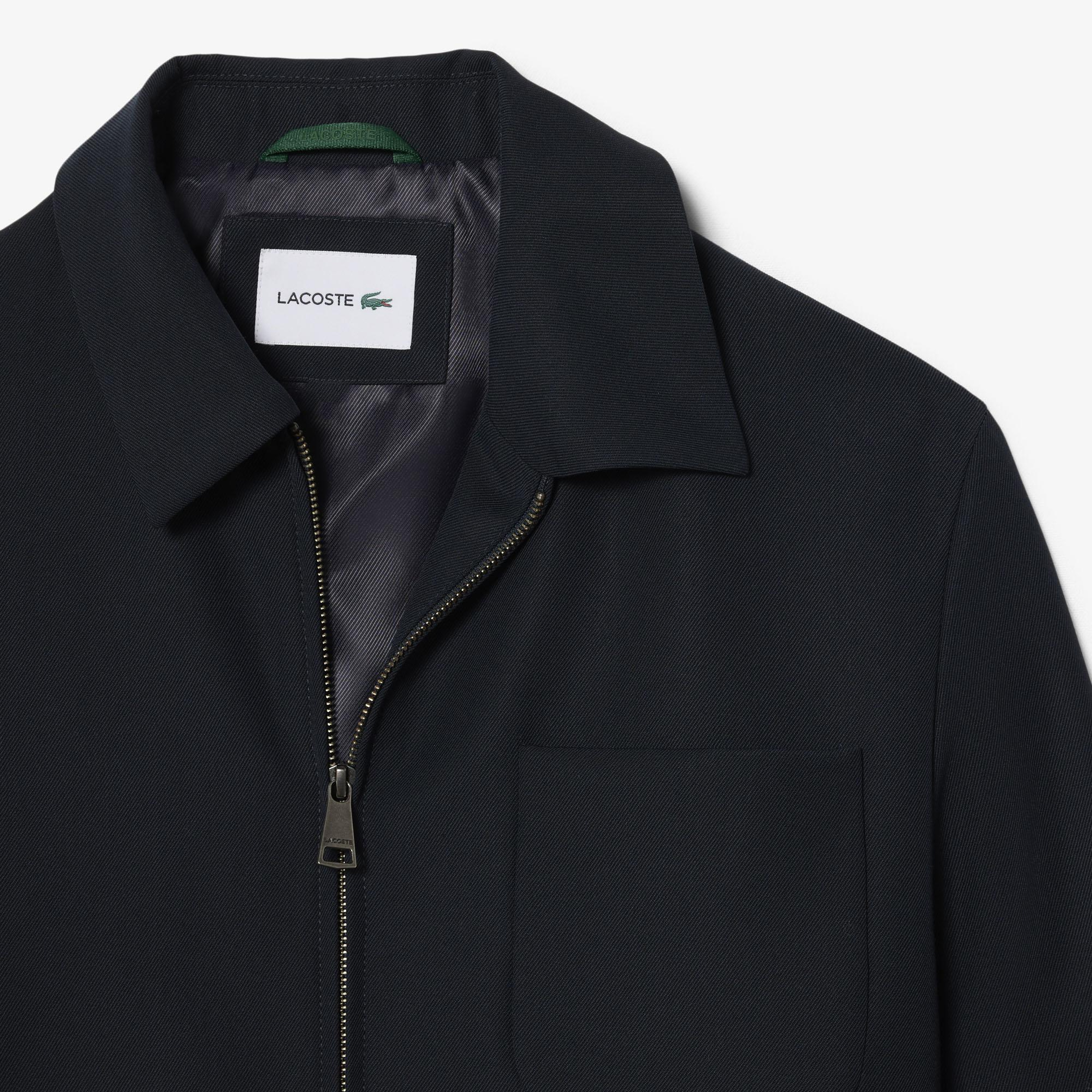 Lacoste Erkek Fermuarlı Lacivert Ceket