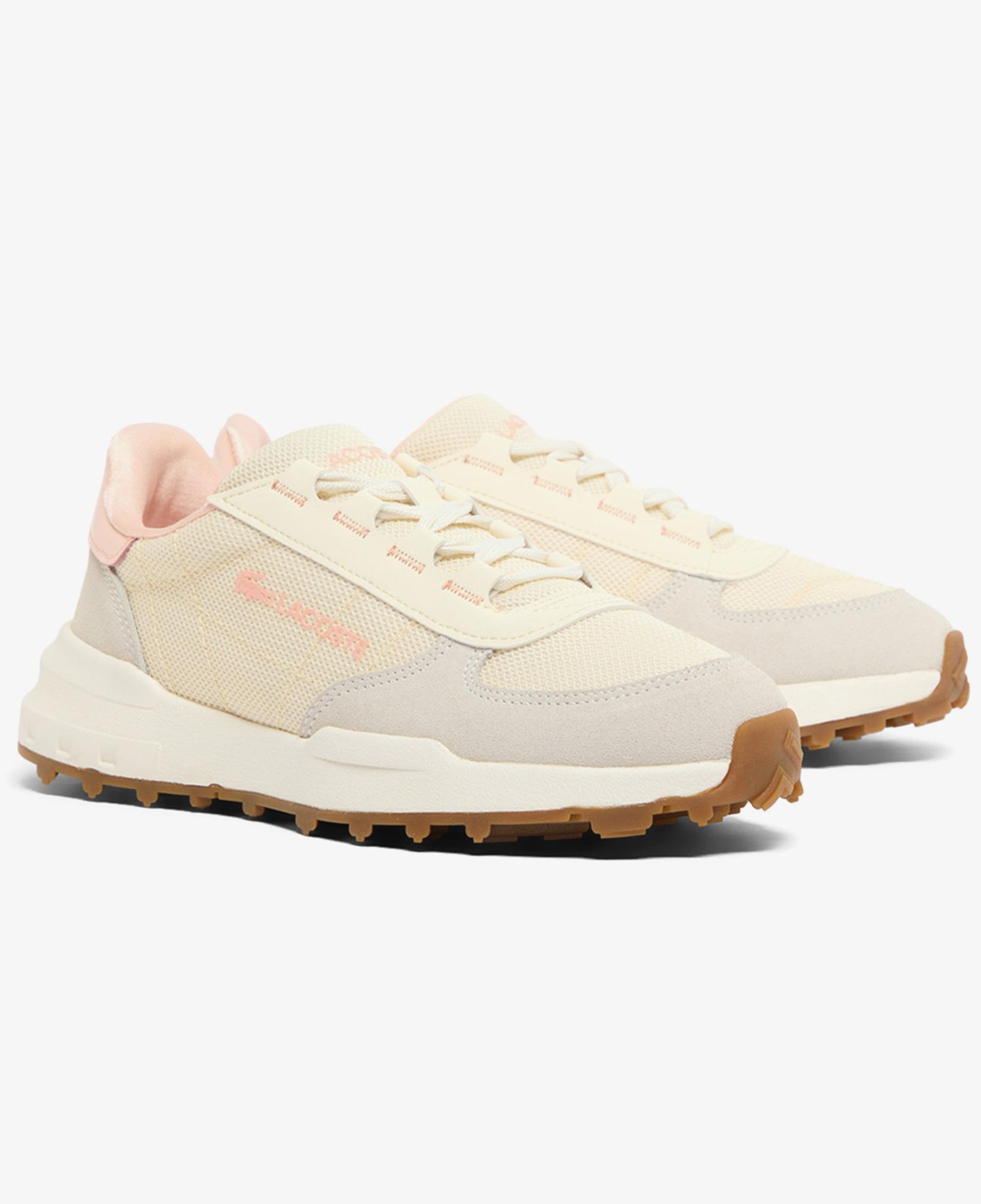 Lacoste Elite Active Evo Kadın Krem Sneaker