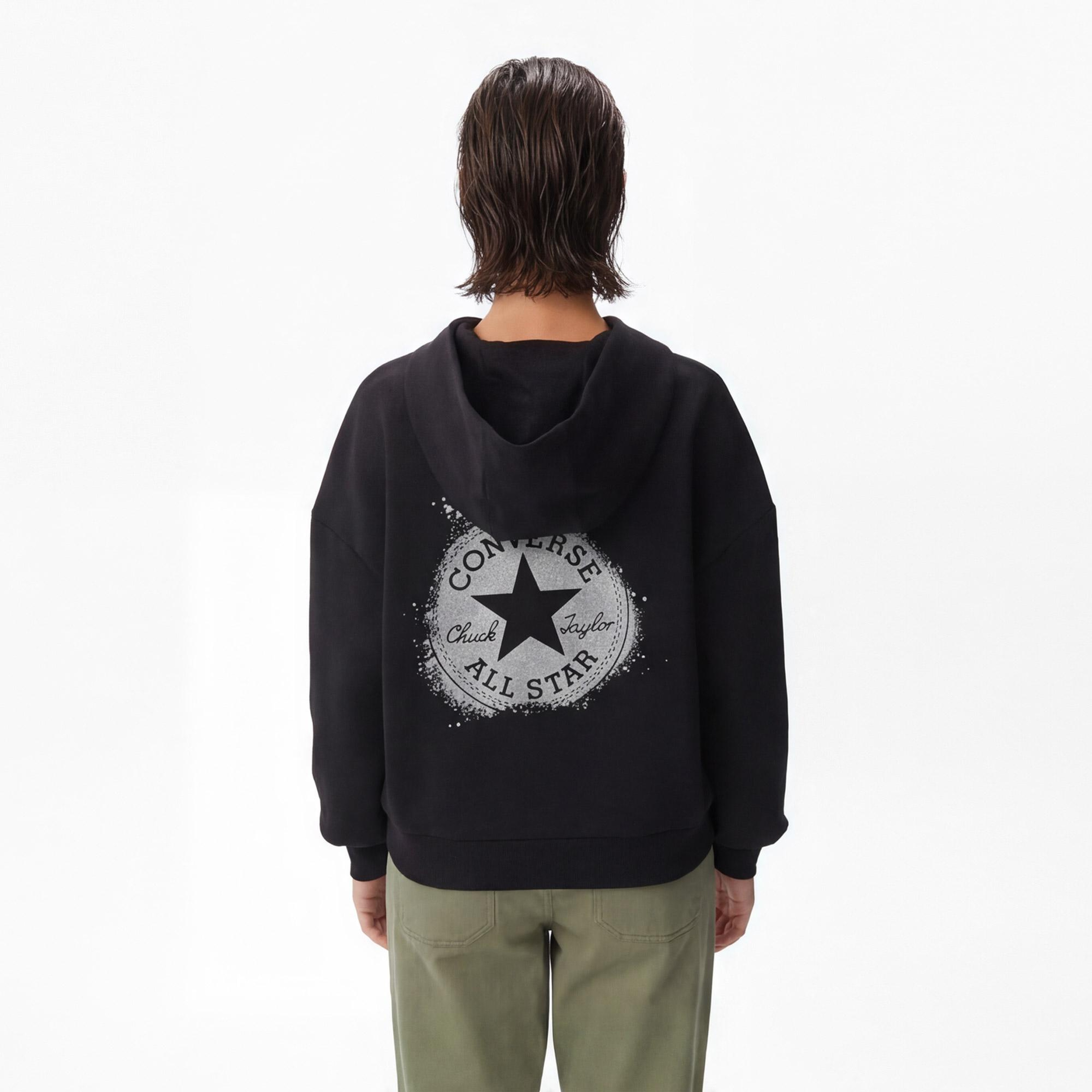 Converse Kadın Siyah Sweatshirt