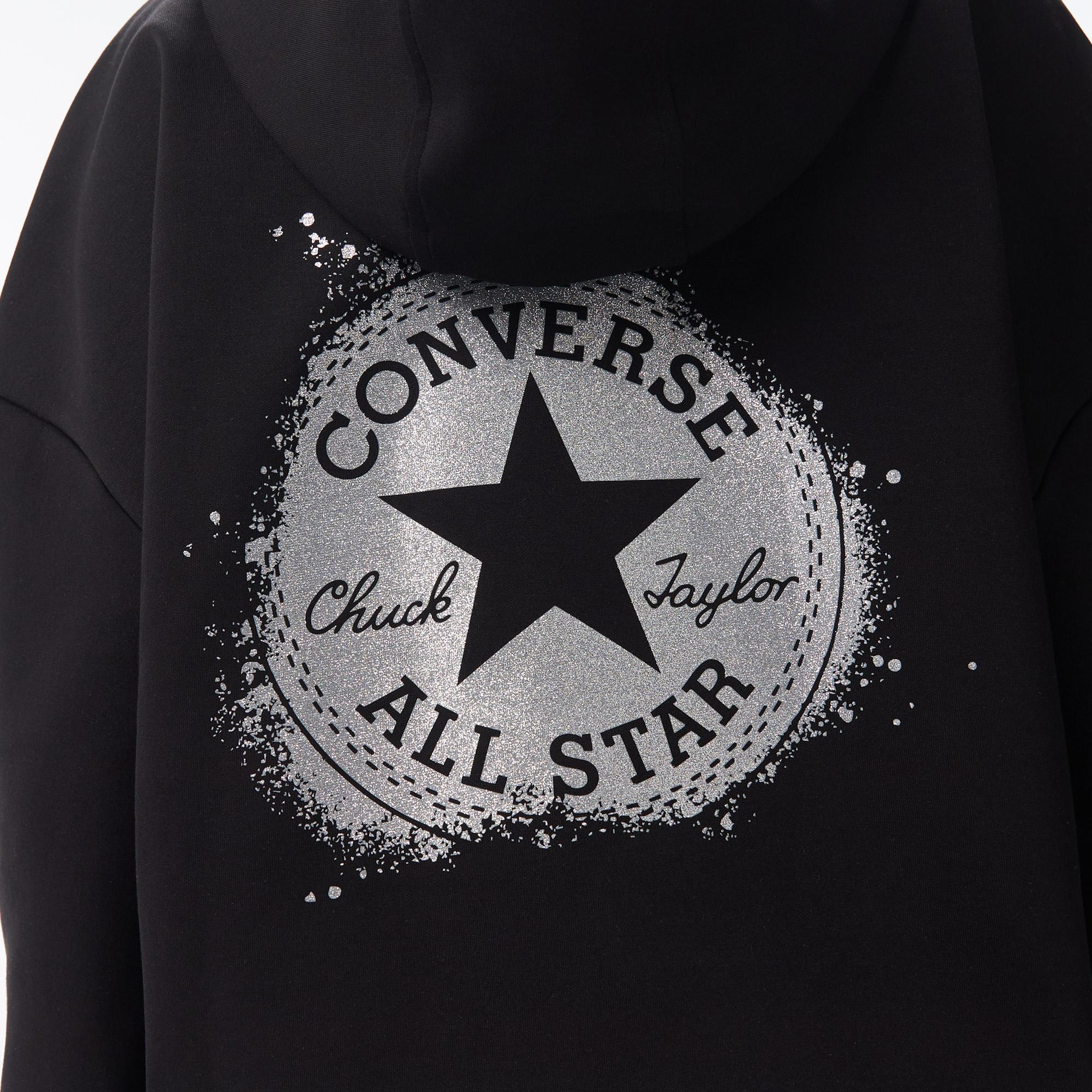 Converse Kadın Siyah Sweatshirt