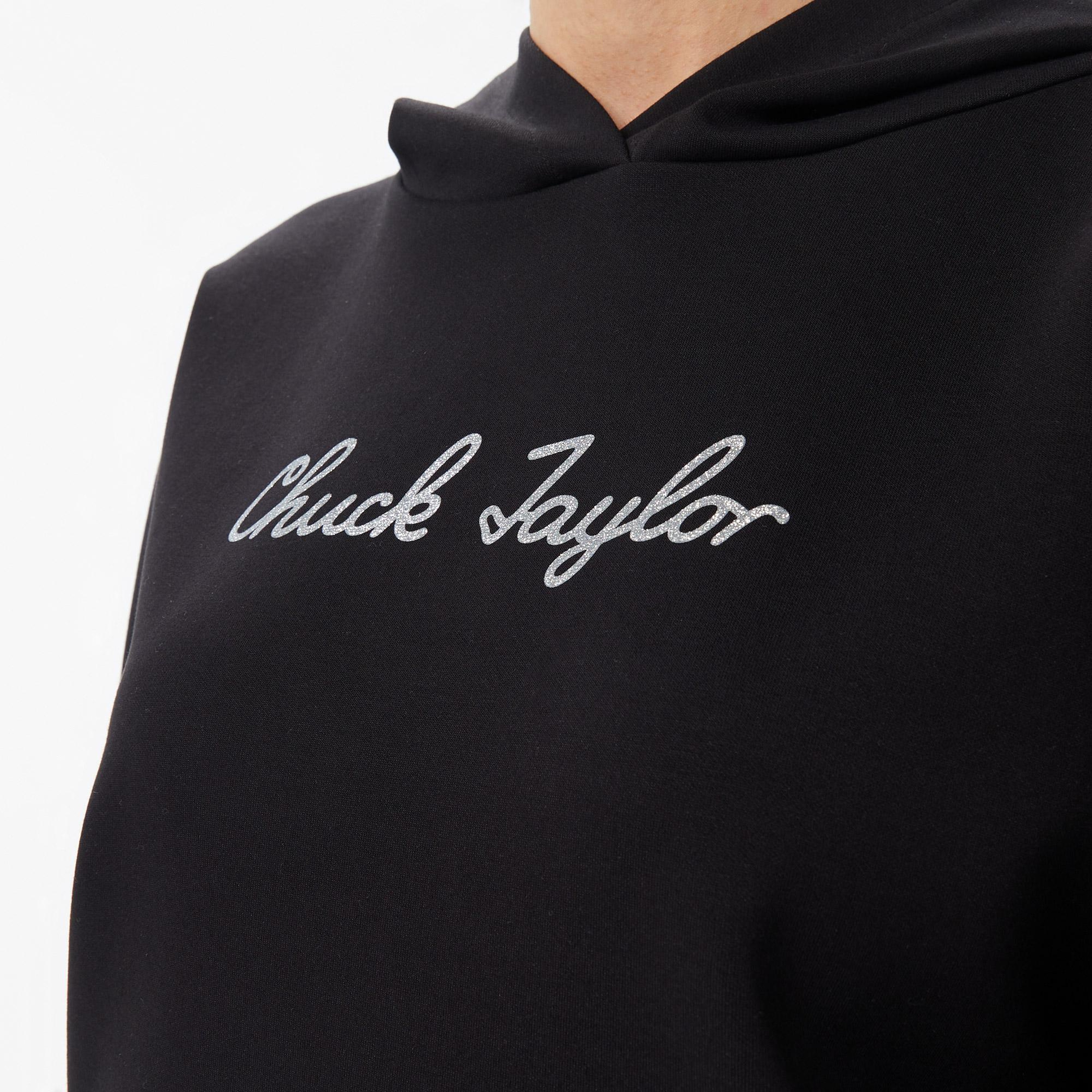 Converse Kadın Siyah Sweatshirt