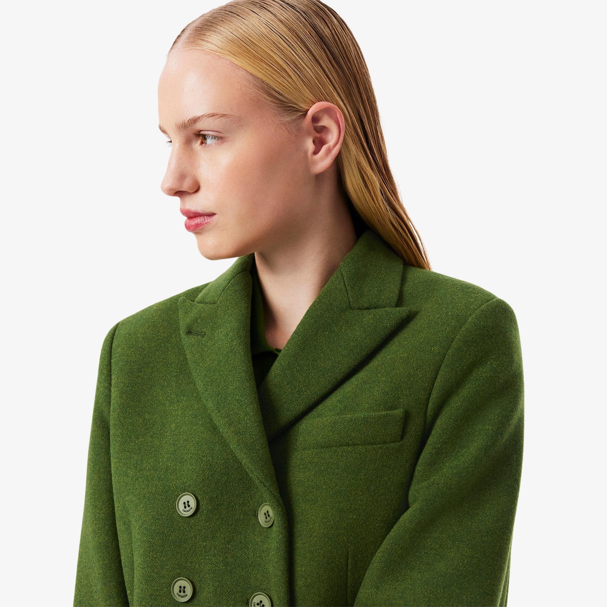 Lacoste FW25 RUNWAY Kadın Yeşil Blazer Ceket