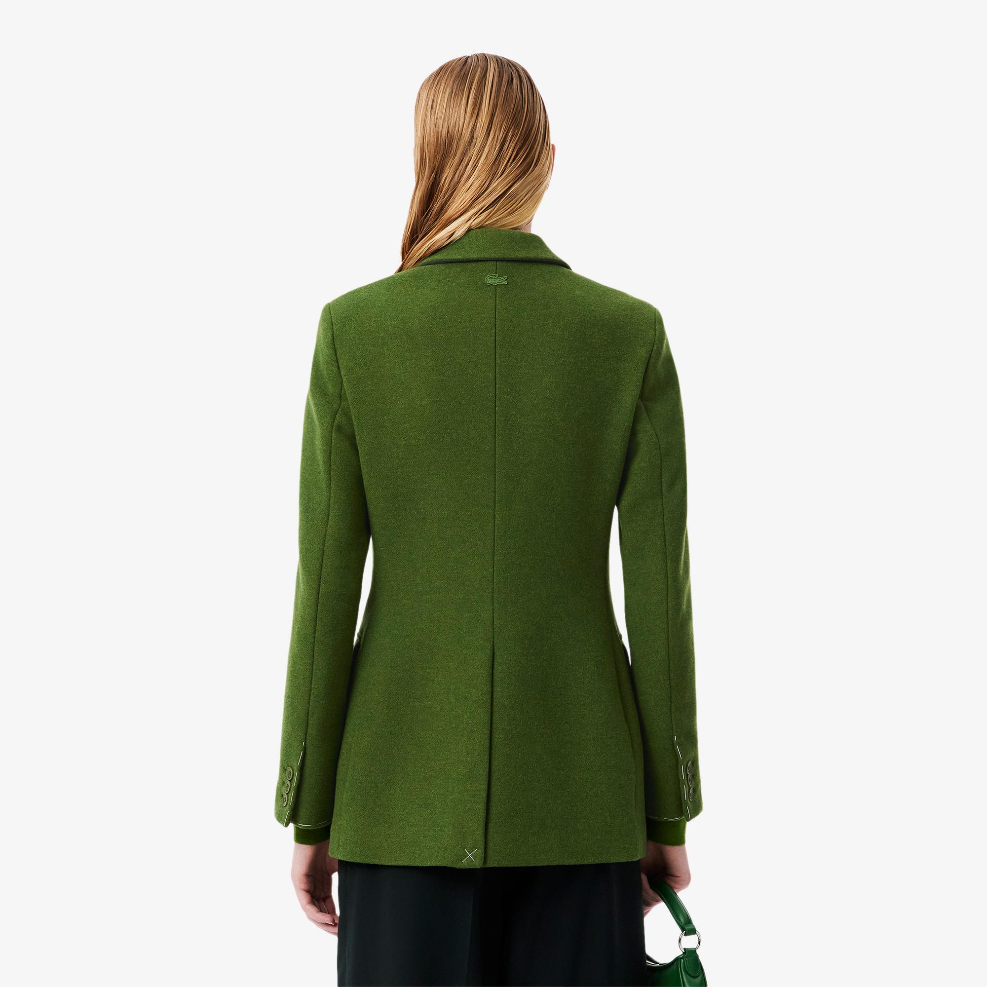 Lacoste FW25 RUNWAY Kadın Yeşil Blazer Ceket