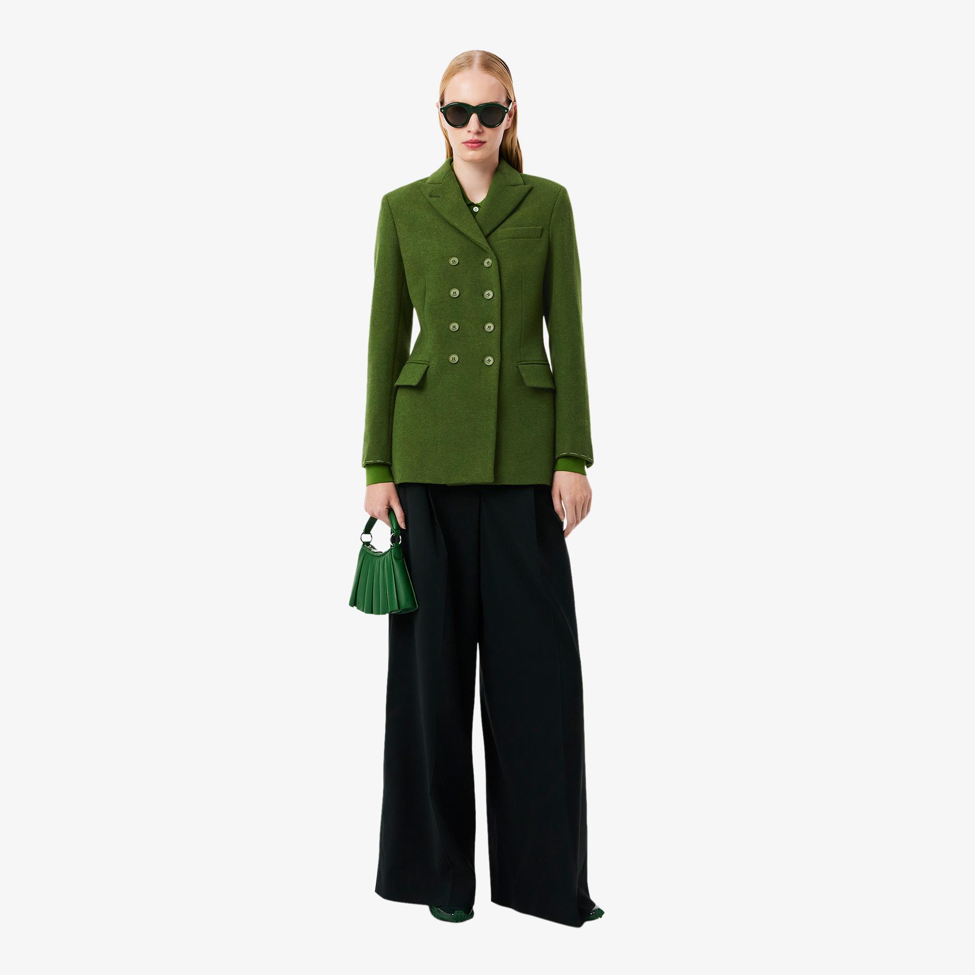 Lacoste FW25 RUNWAY Kadın Yeşil Blazer Ceket