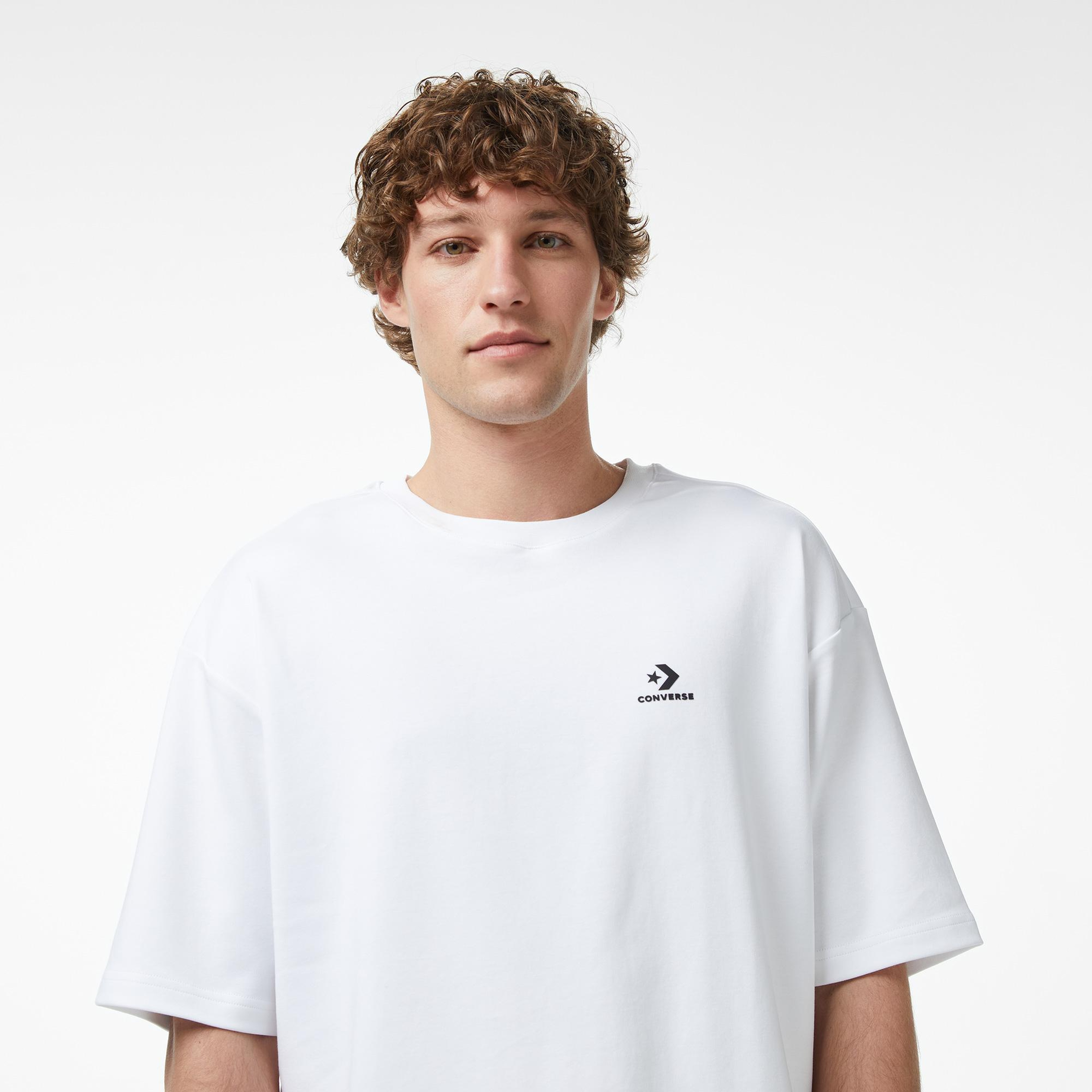 Converse Erkek Beyaz T-Shirt