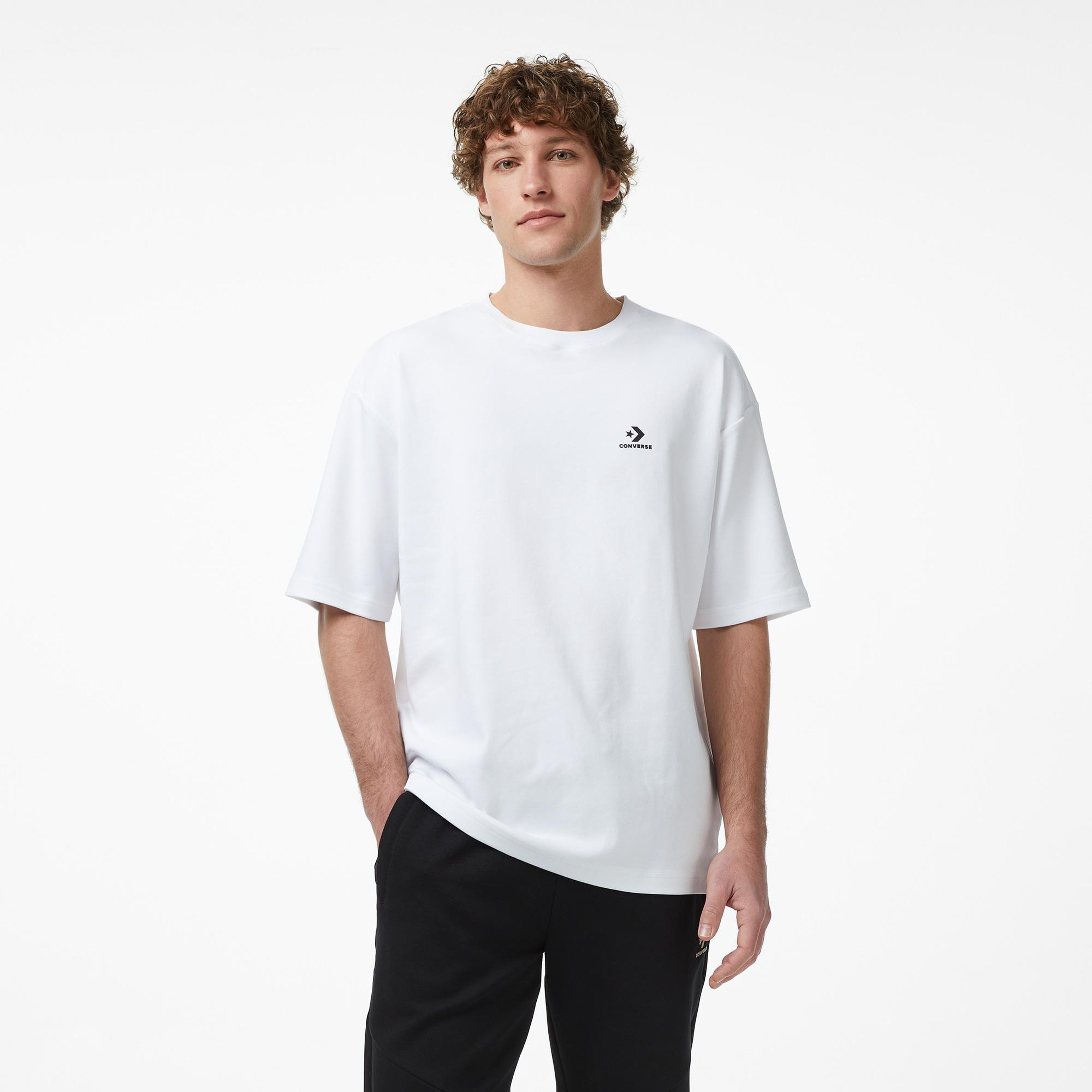 Converse Erkek Beyaz T-Shirt