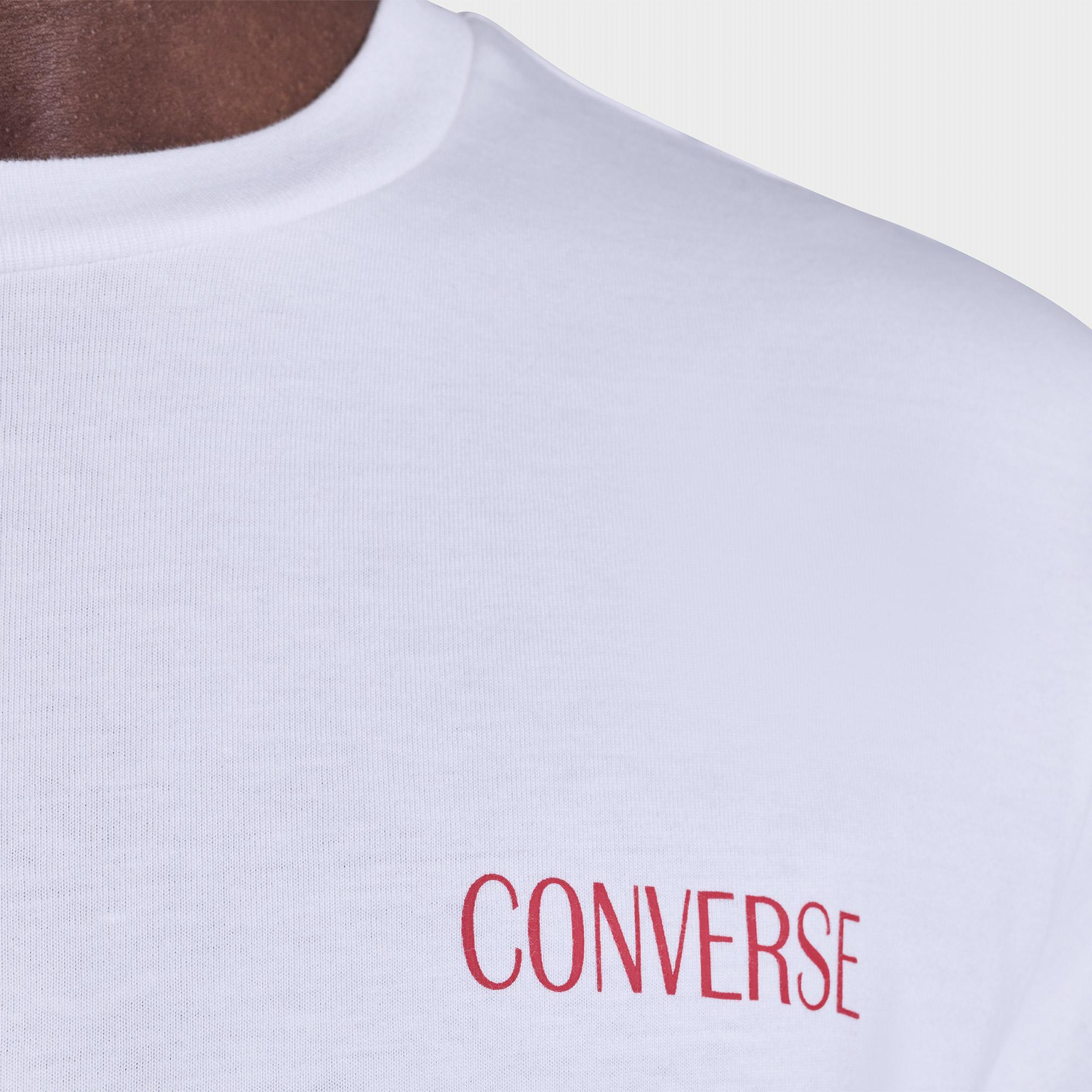Converse Erkek Beyaz T-Shirt