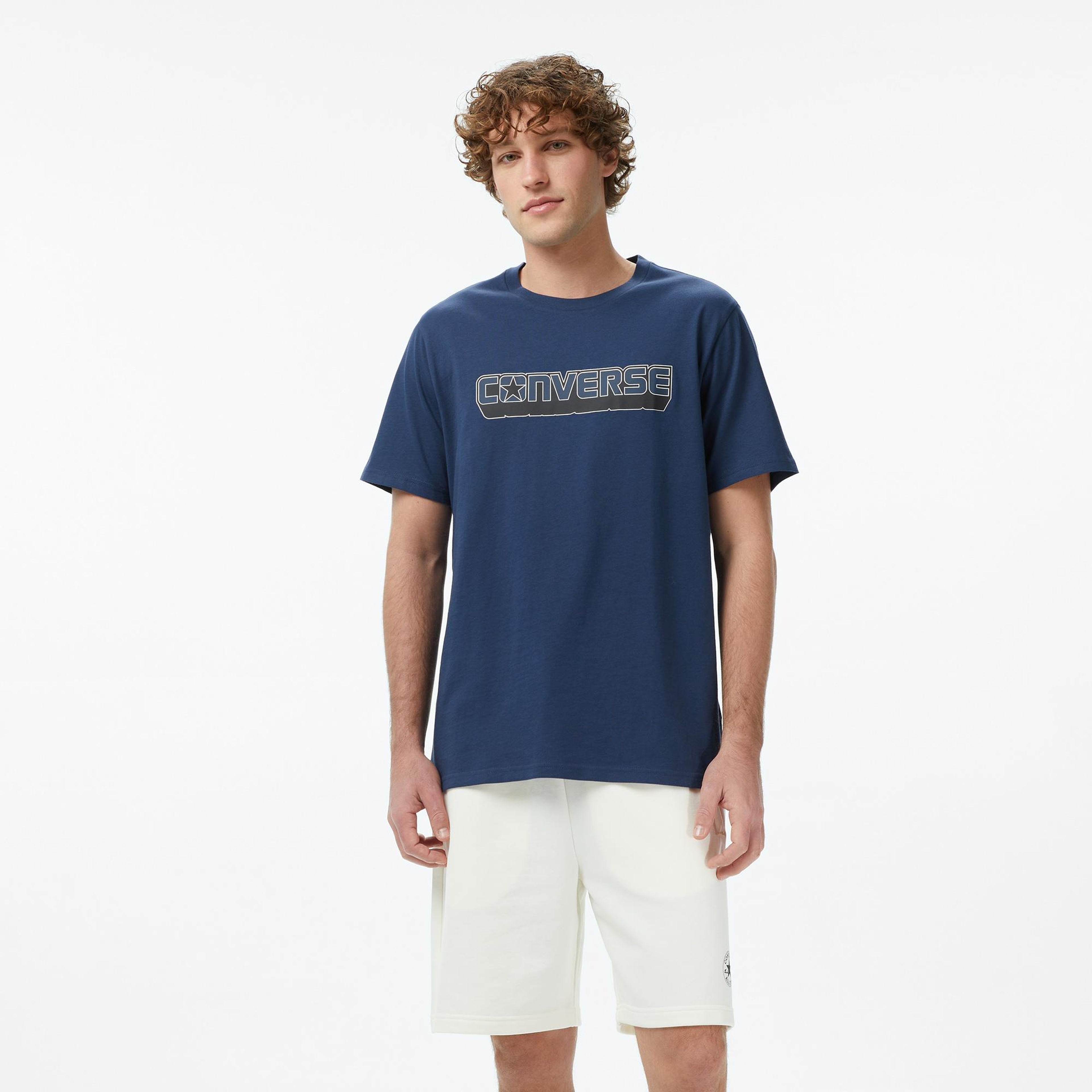Converse Erkek Lacivert T-Shirt