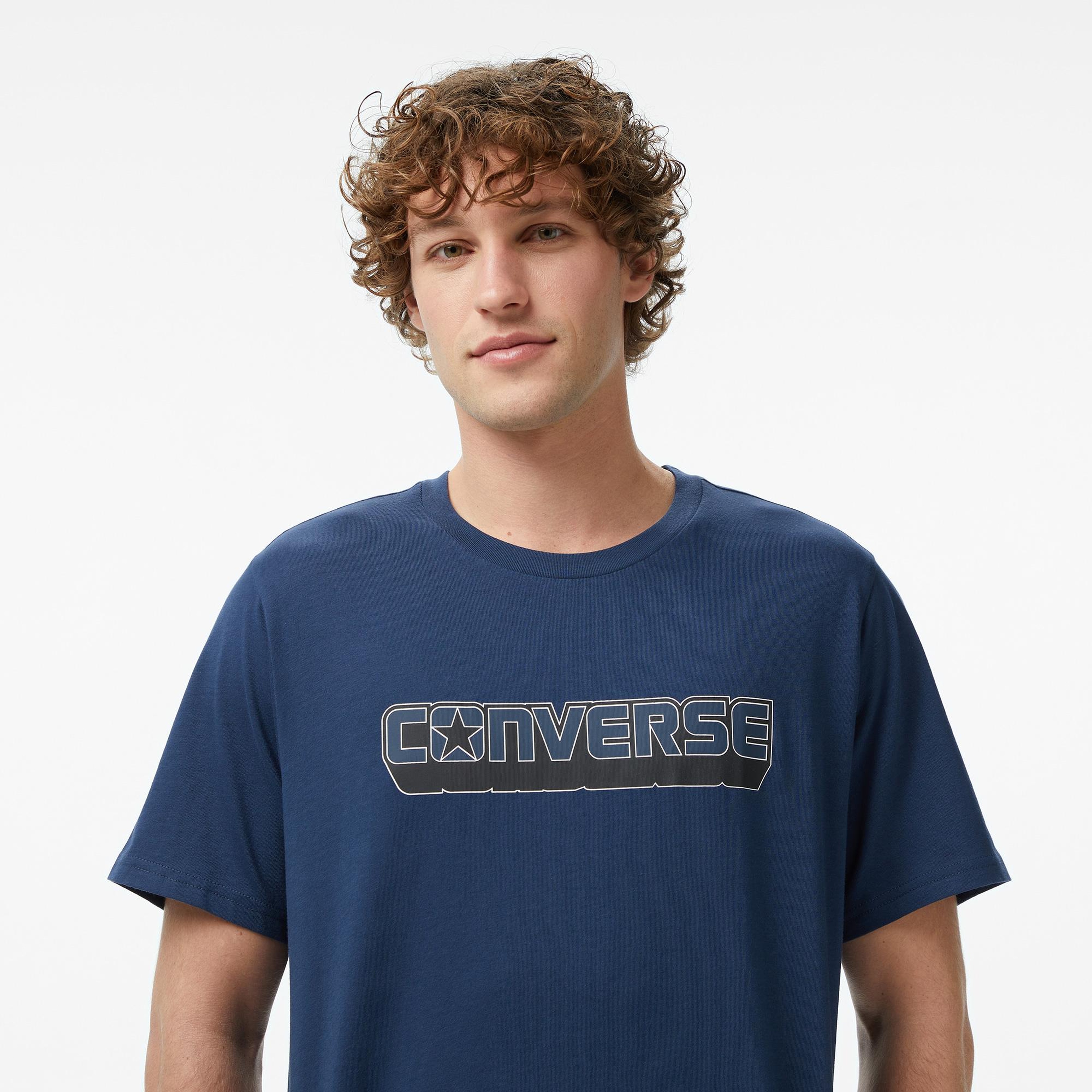 Converse Erkek Lacivert T-Shirt