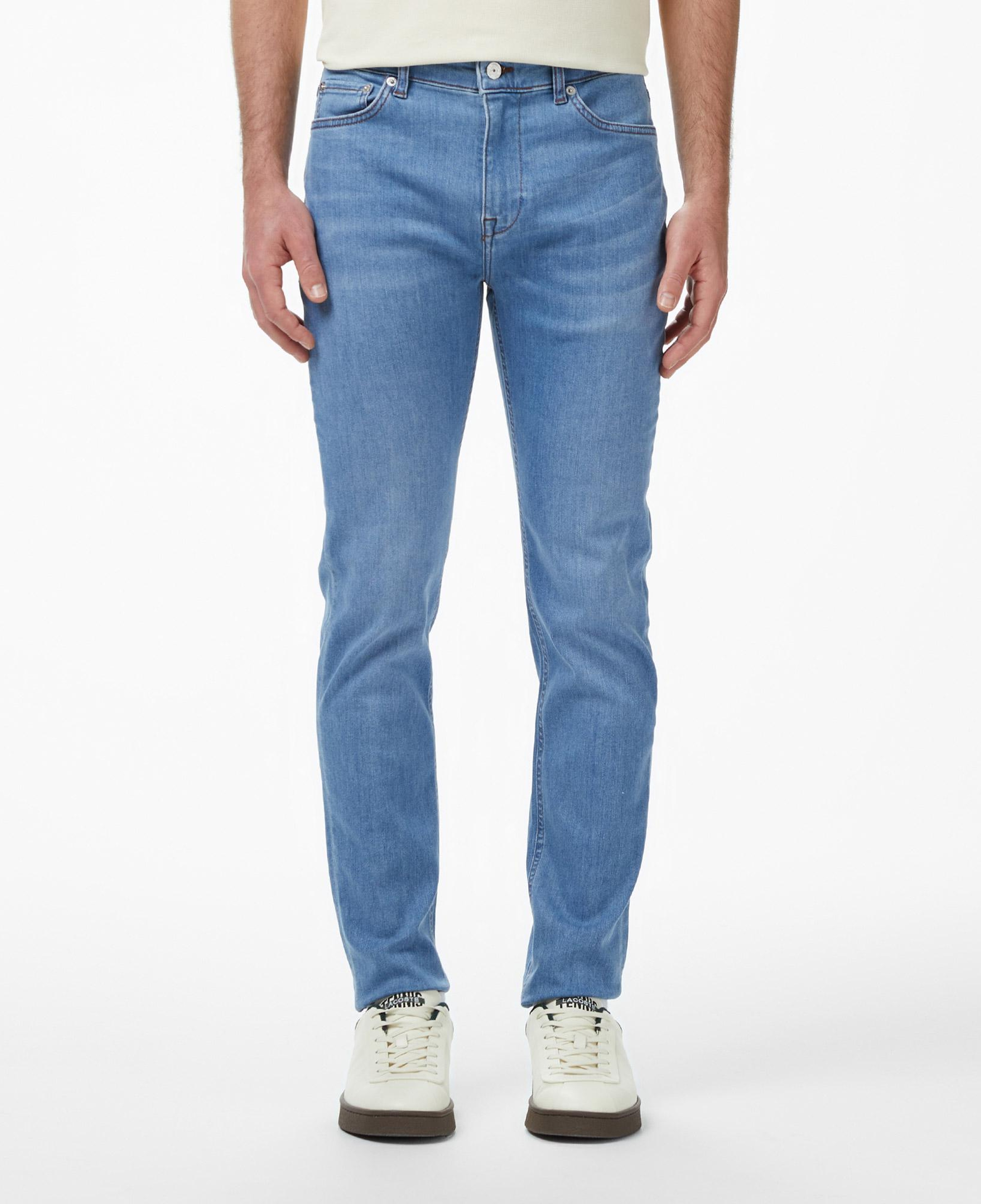 Lacoste Erkek Slim Fit Mavi Jean Pantolon