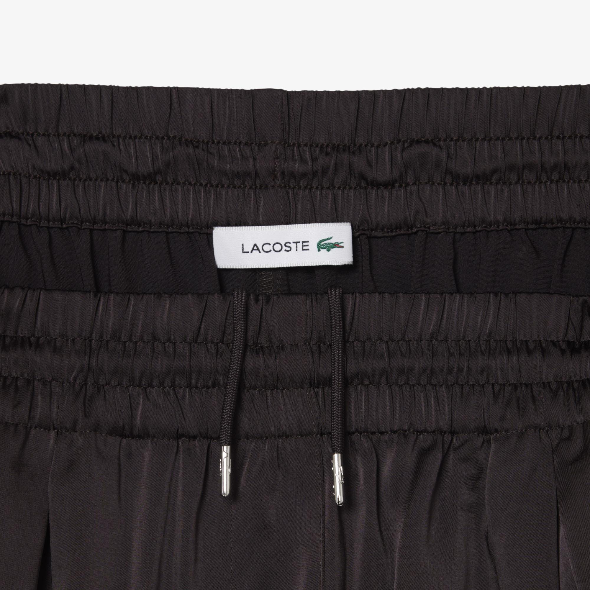 Lacoste Kadın Oversize Fit Kahverengi Pantolon