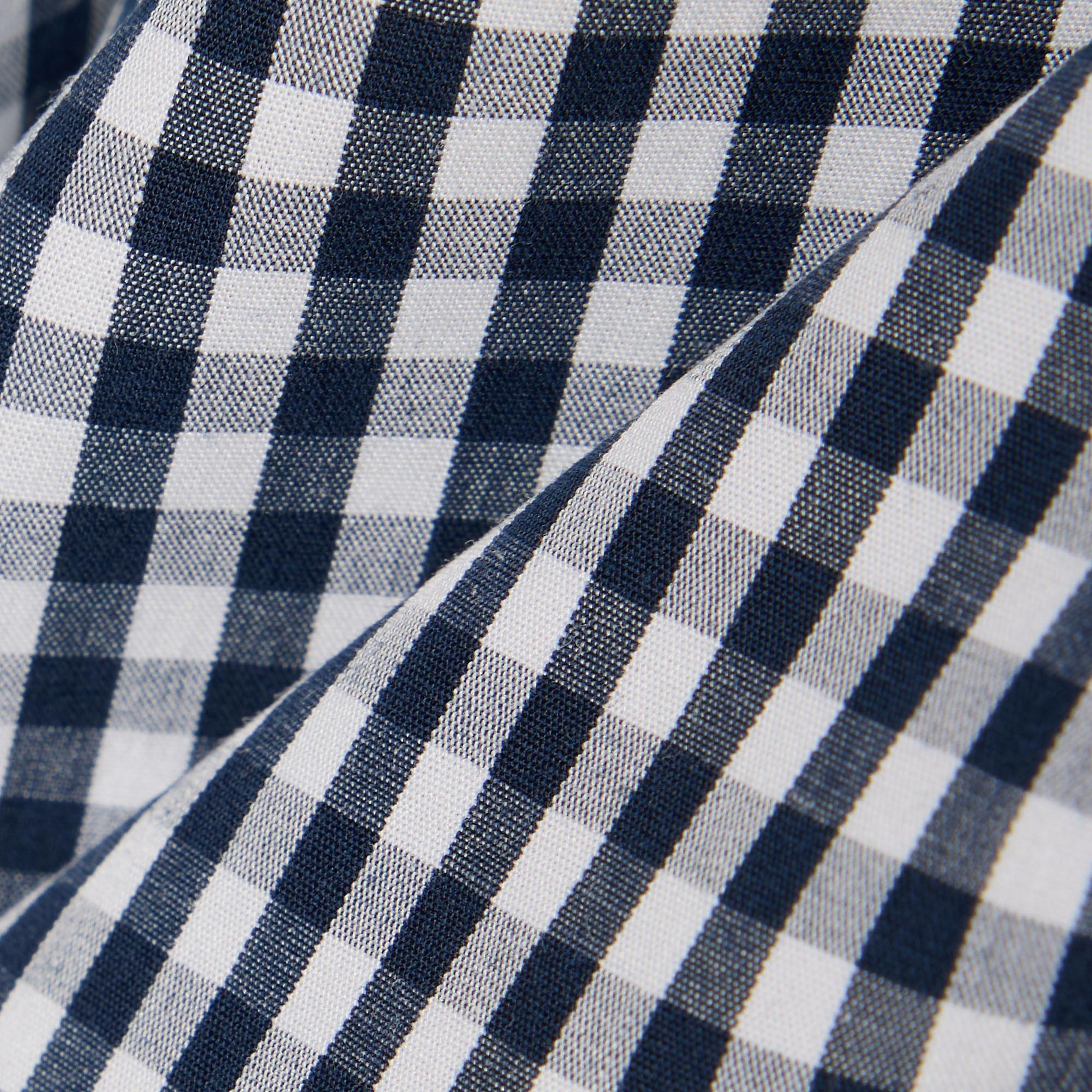 Lacoste Erkek Regular Fit Düğmeli Yaka Ekose Lacivert Gömlek