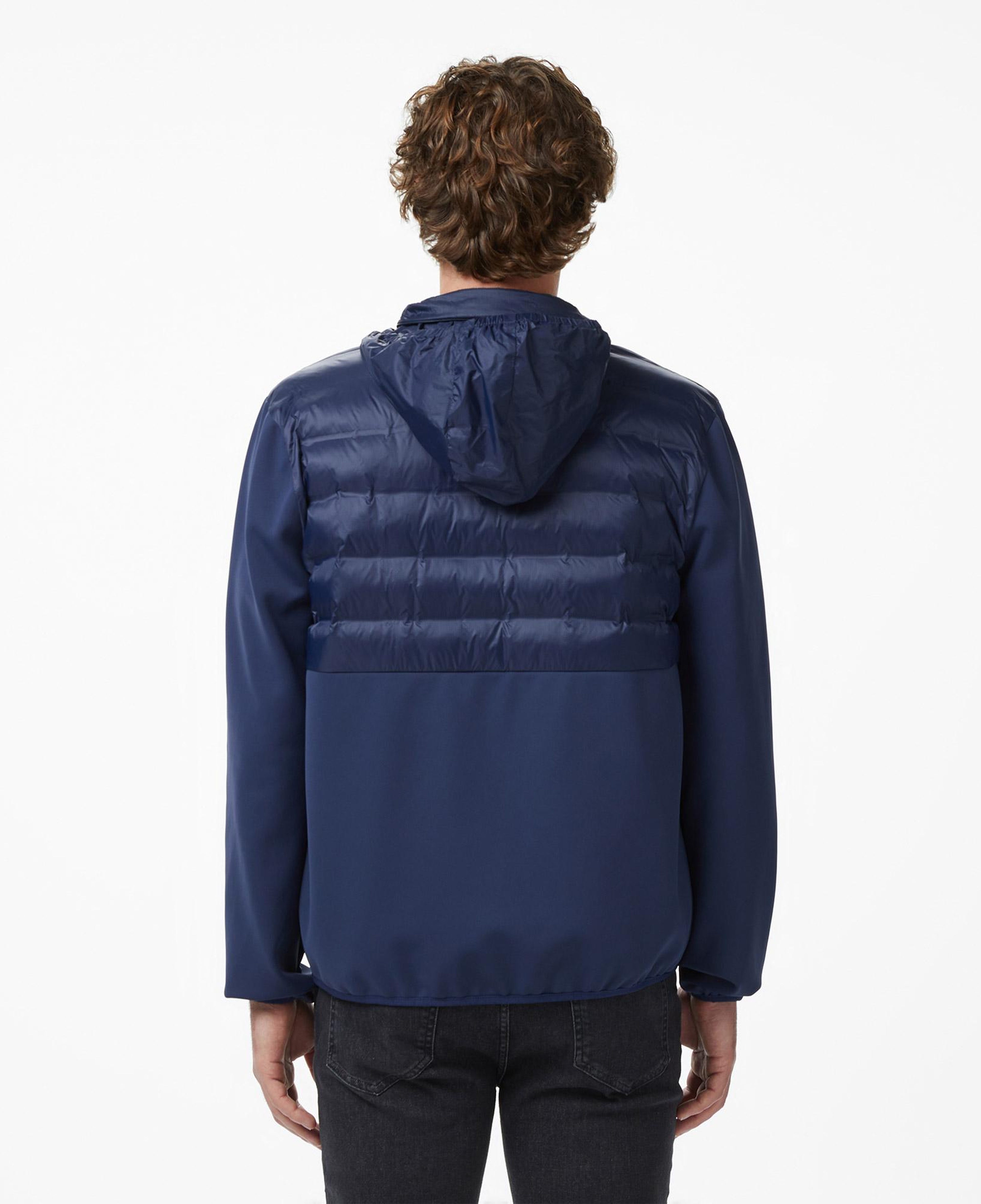 Lacoste Erkek Regular Fit Dik Yaka Renk Bloklu Lacivert Mont