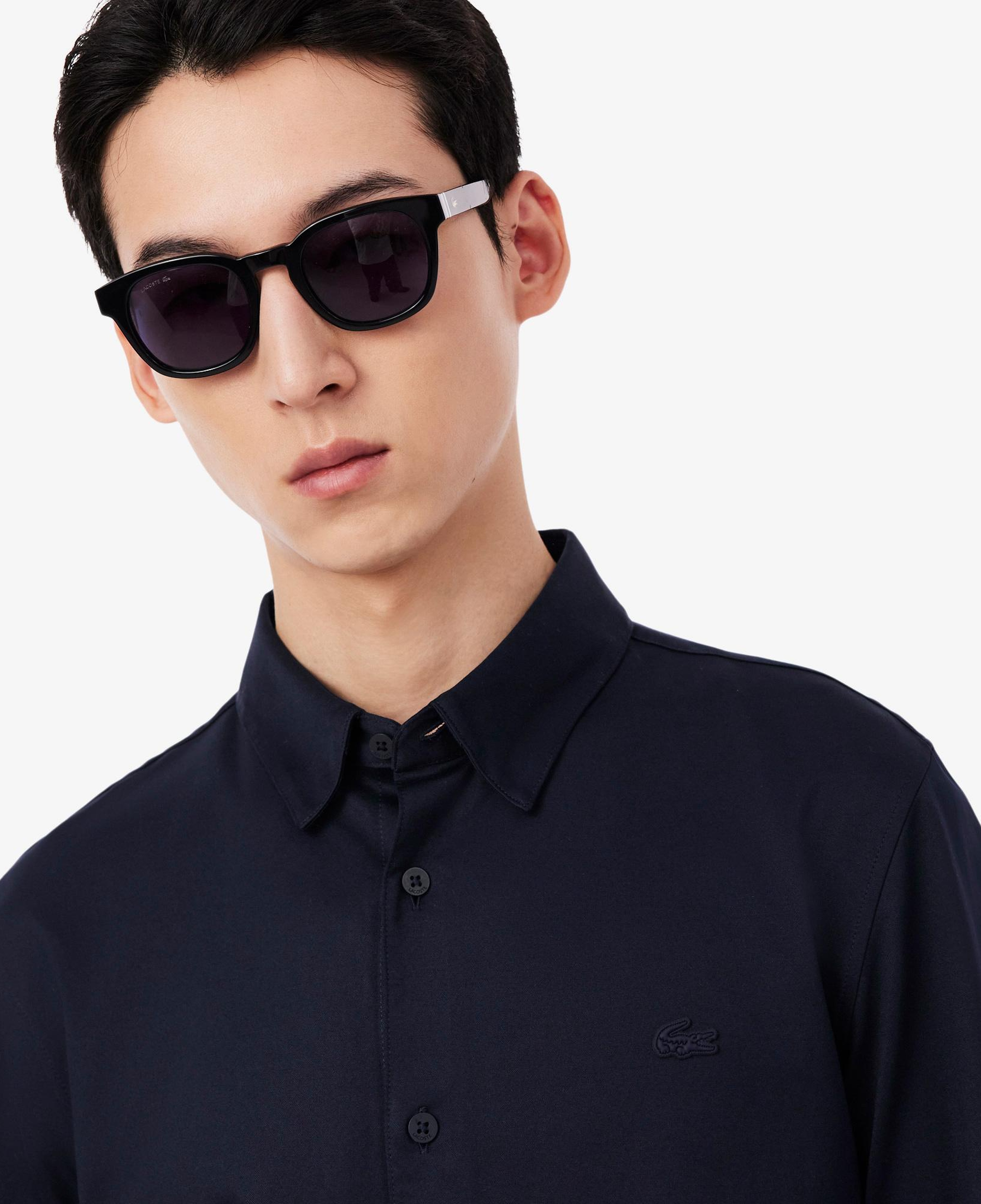 Lacoste Erkek Slim Fit Lacivert Gömlek
