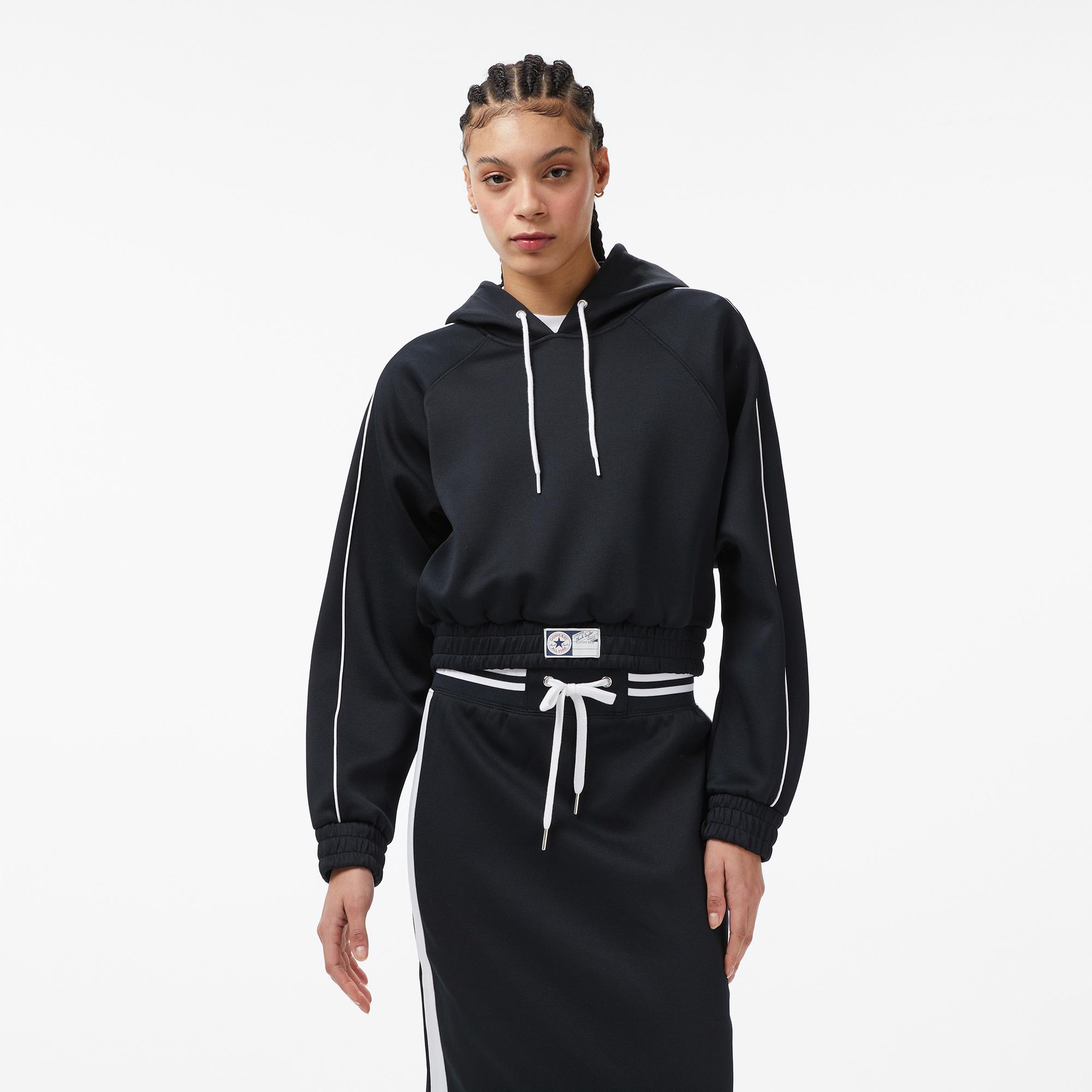 Converse Kadın Siyah Hoodie