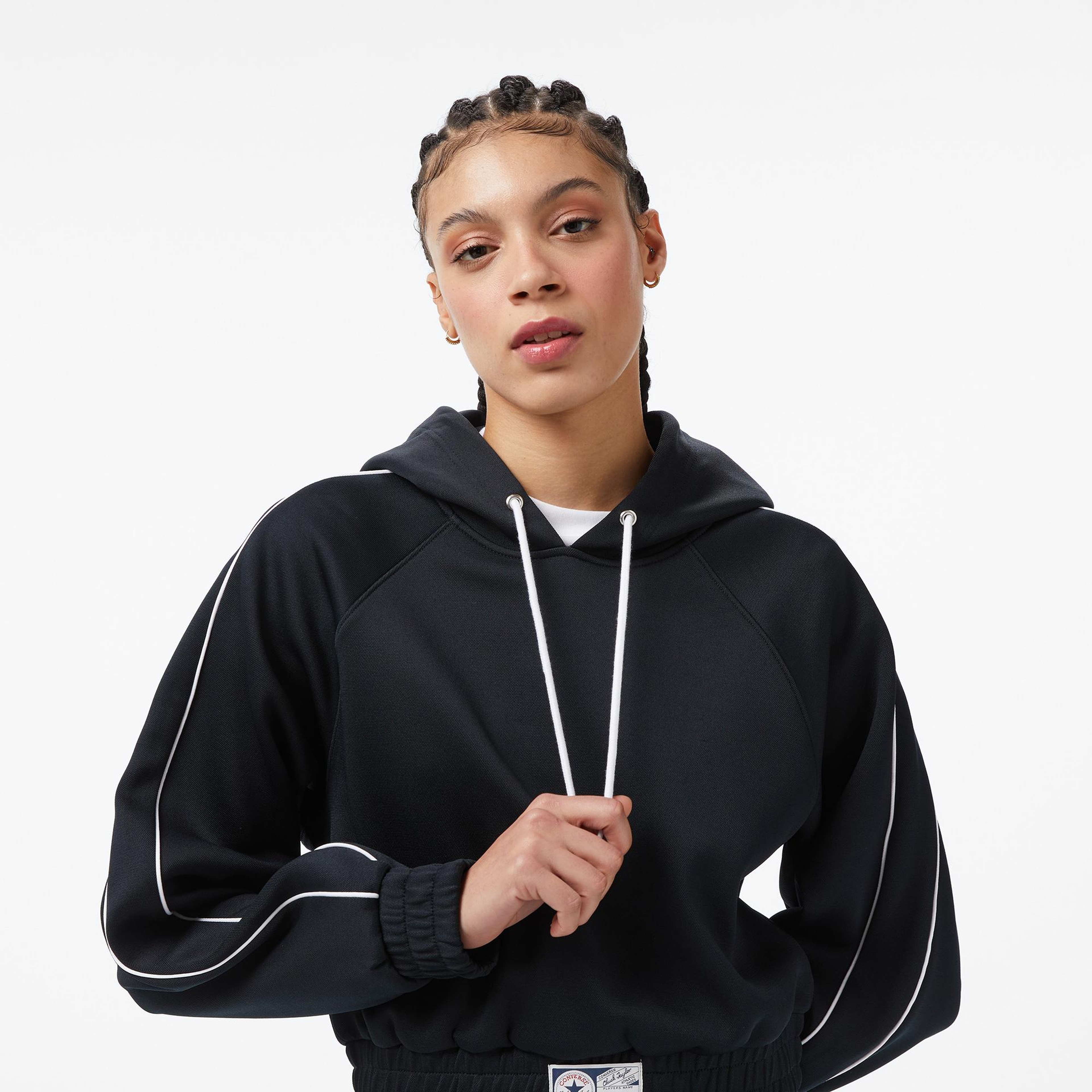 Converse Kadın Siyah Hoodie