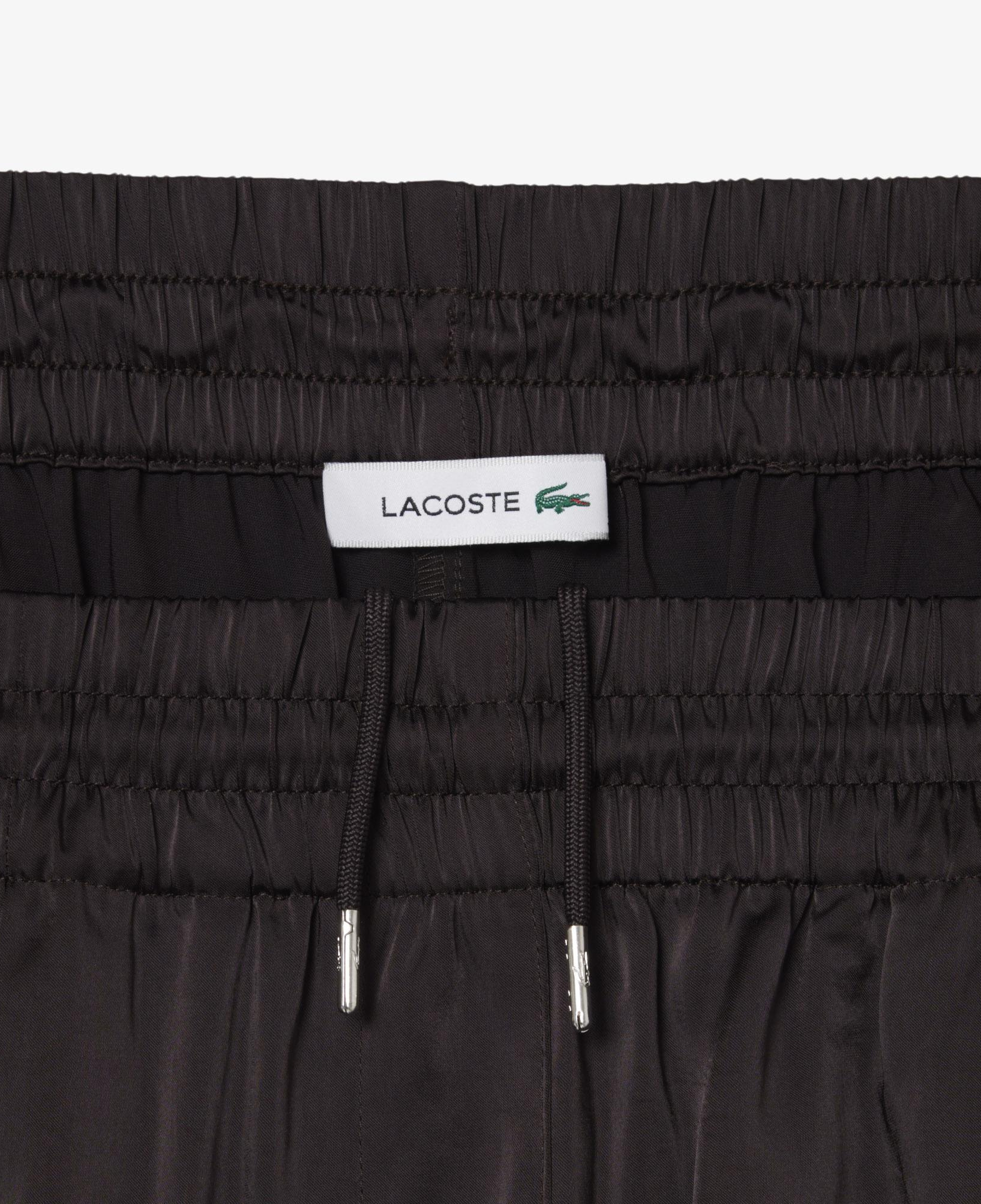 Lacoste Kadın Oversize Fit Kahverengi Pantolon