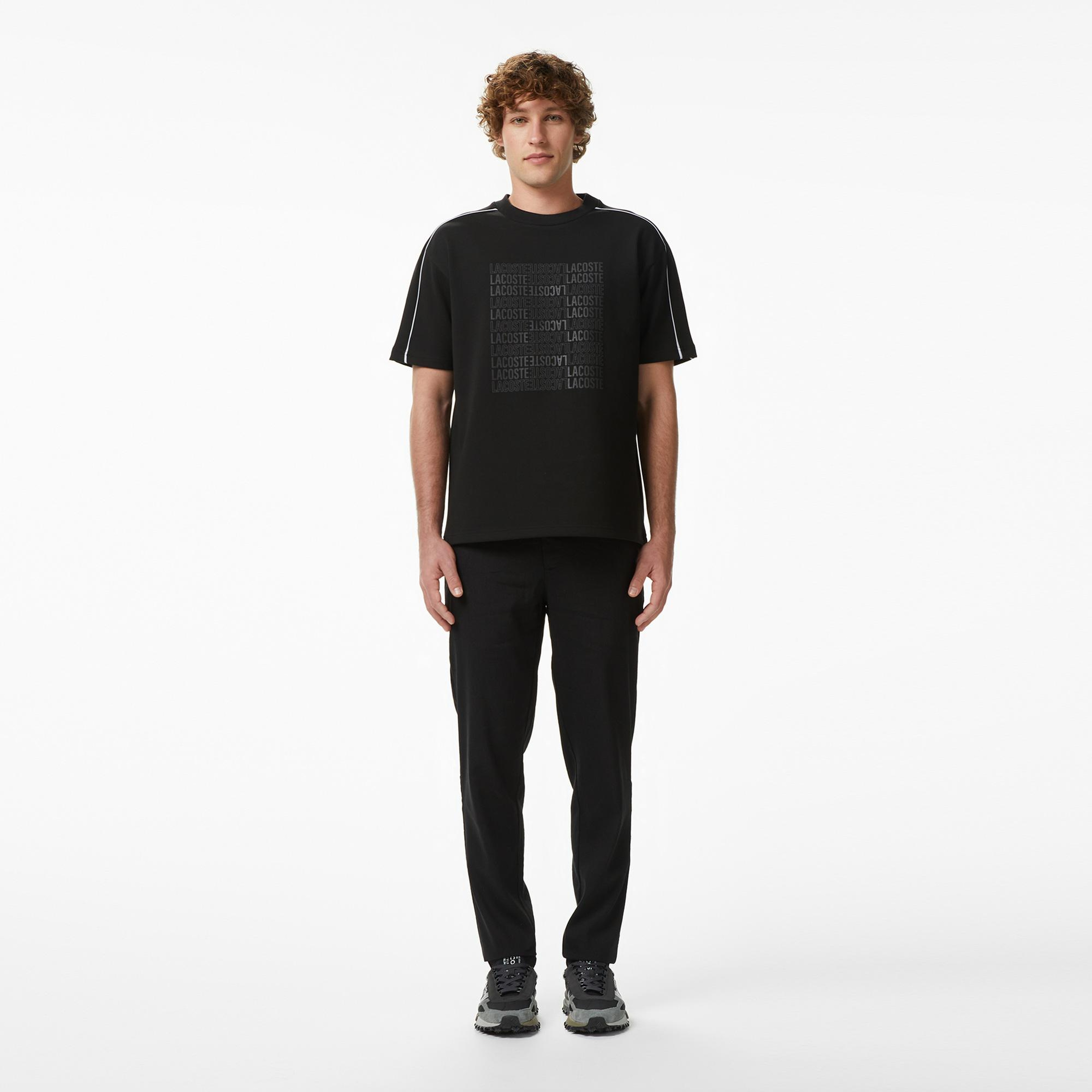 Lacoste Erkek Tapered Fit Siyah Pantolon