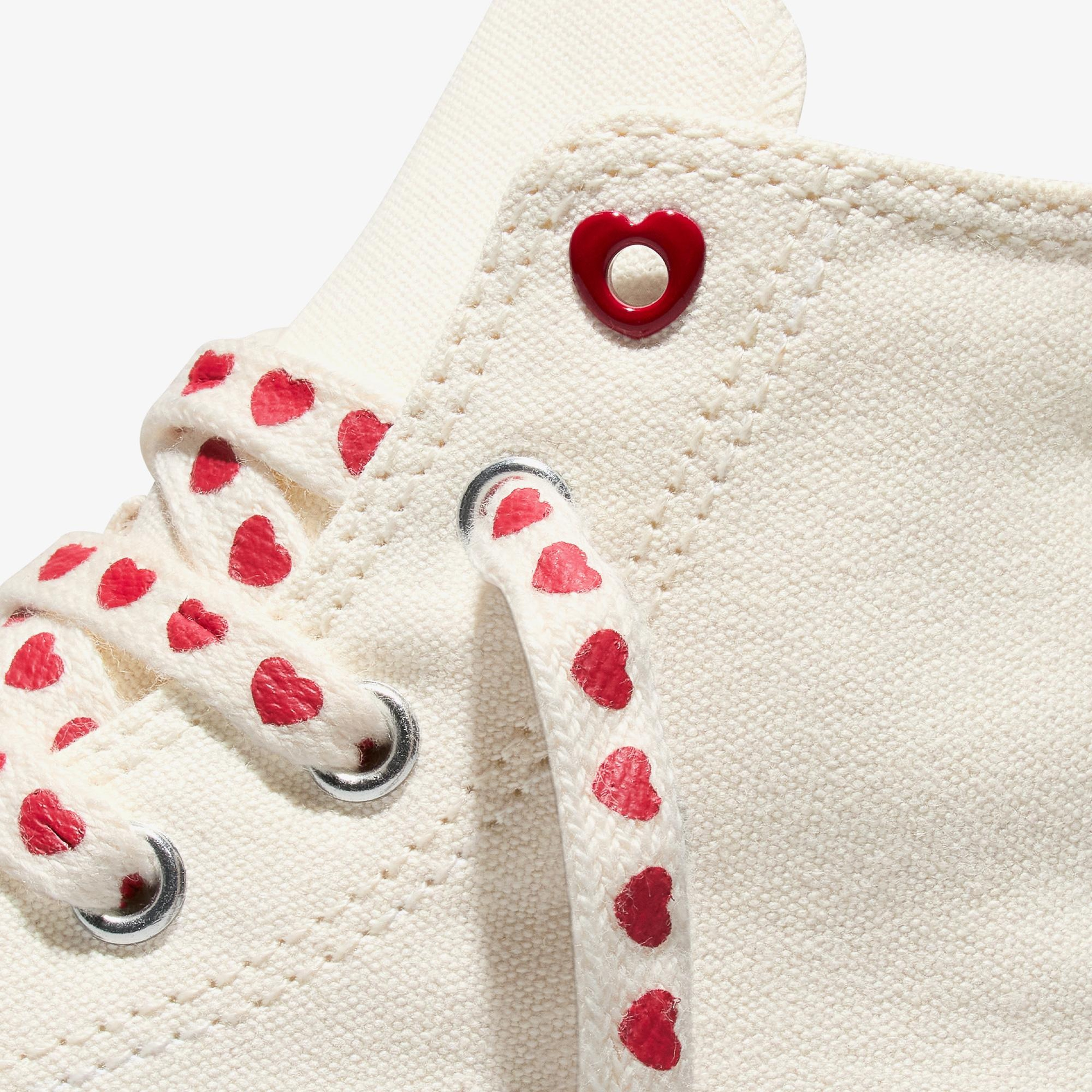 Converse Chucks In Love Chuck Taylor All Star EVA Lift Çocuk Krem Sneaker