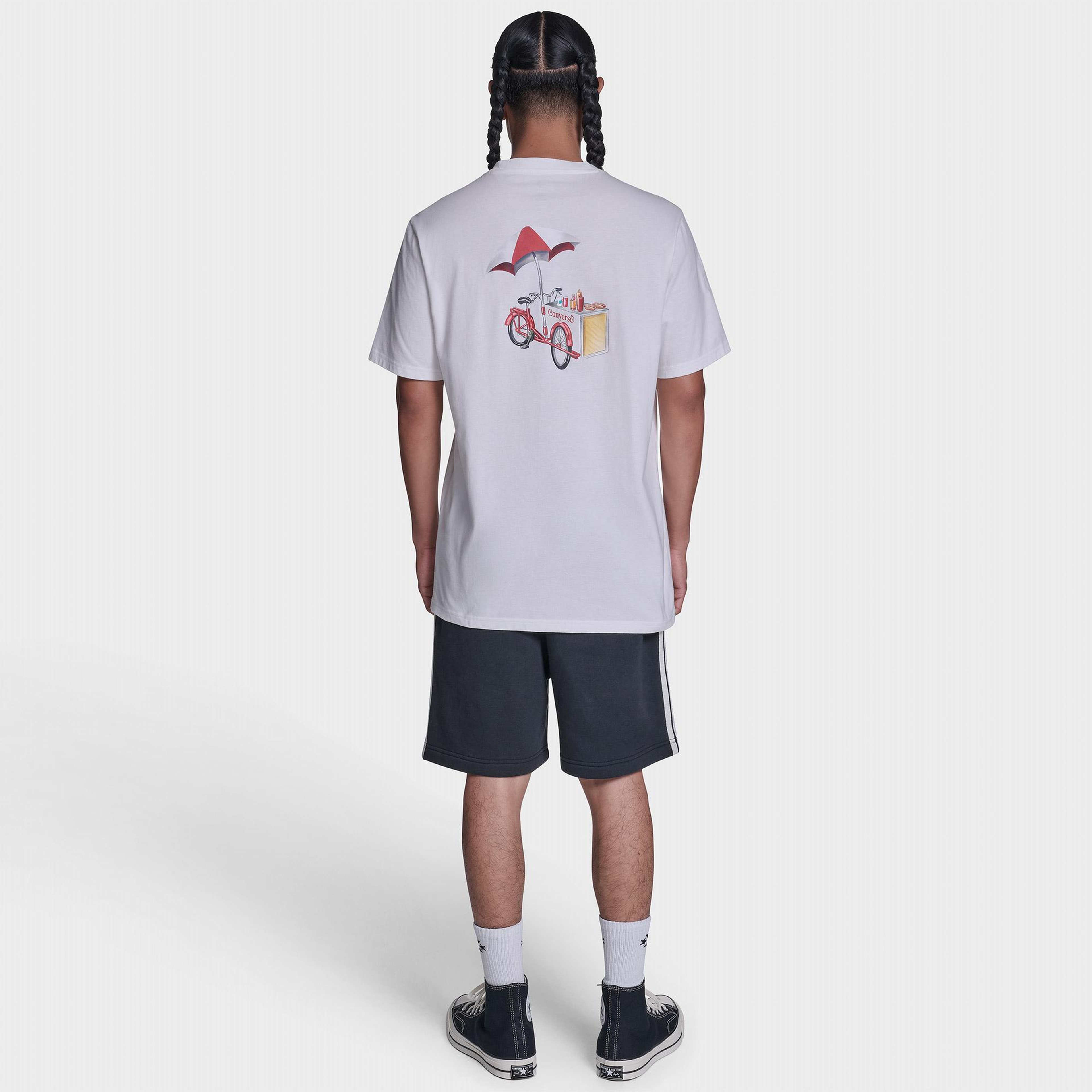 Converse Erkek Beyaz T-Shirt