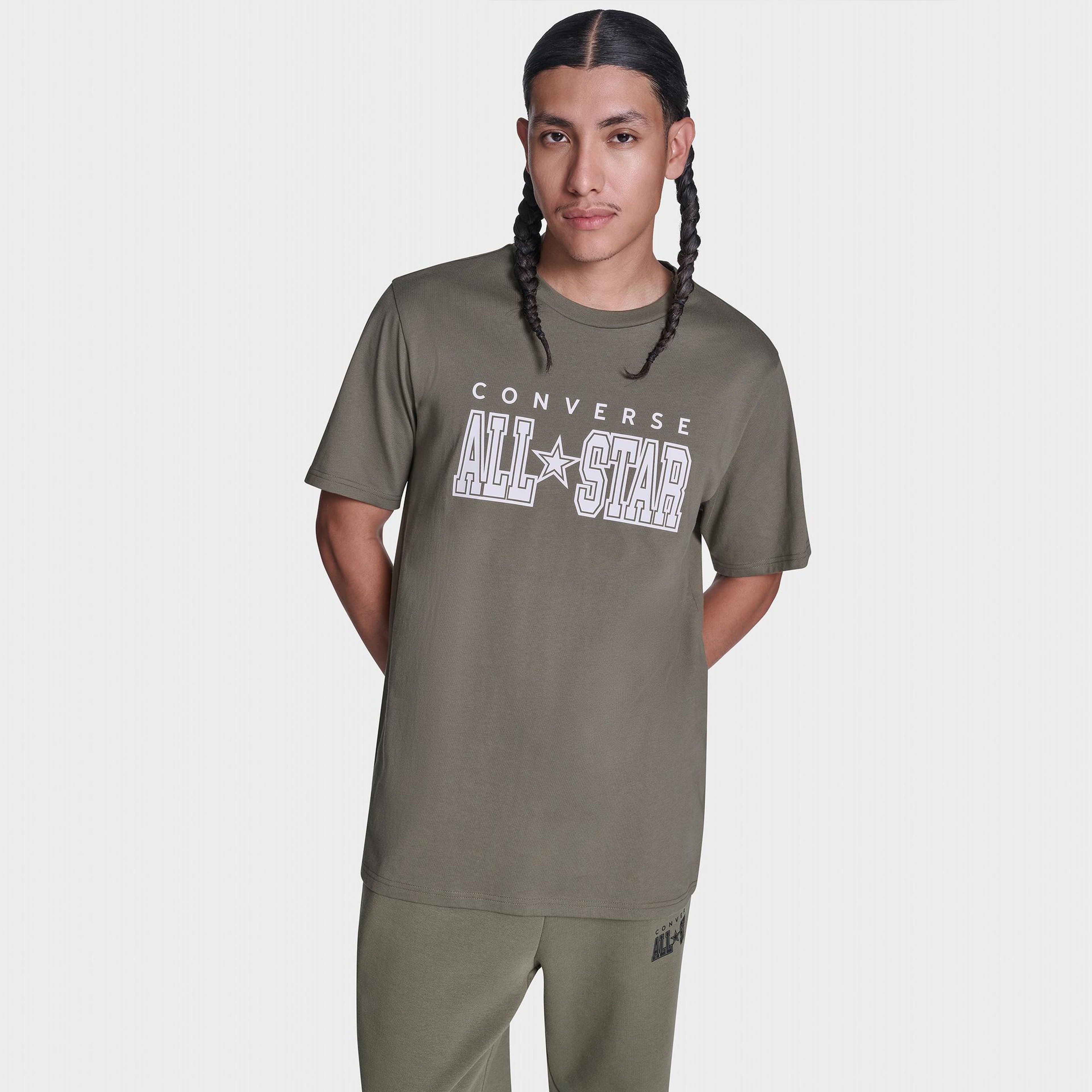 Converse Erkek Haki T-Shirt