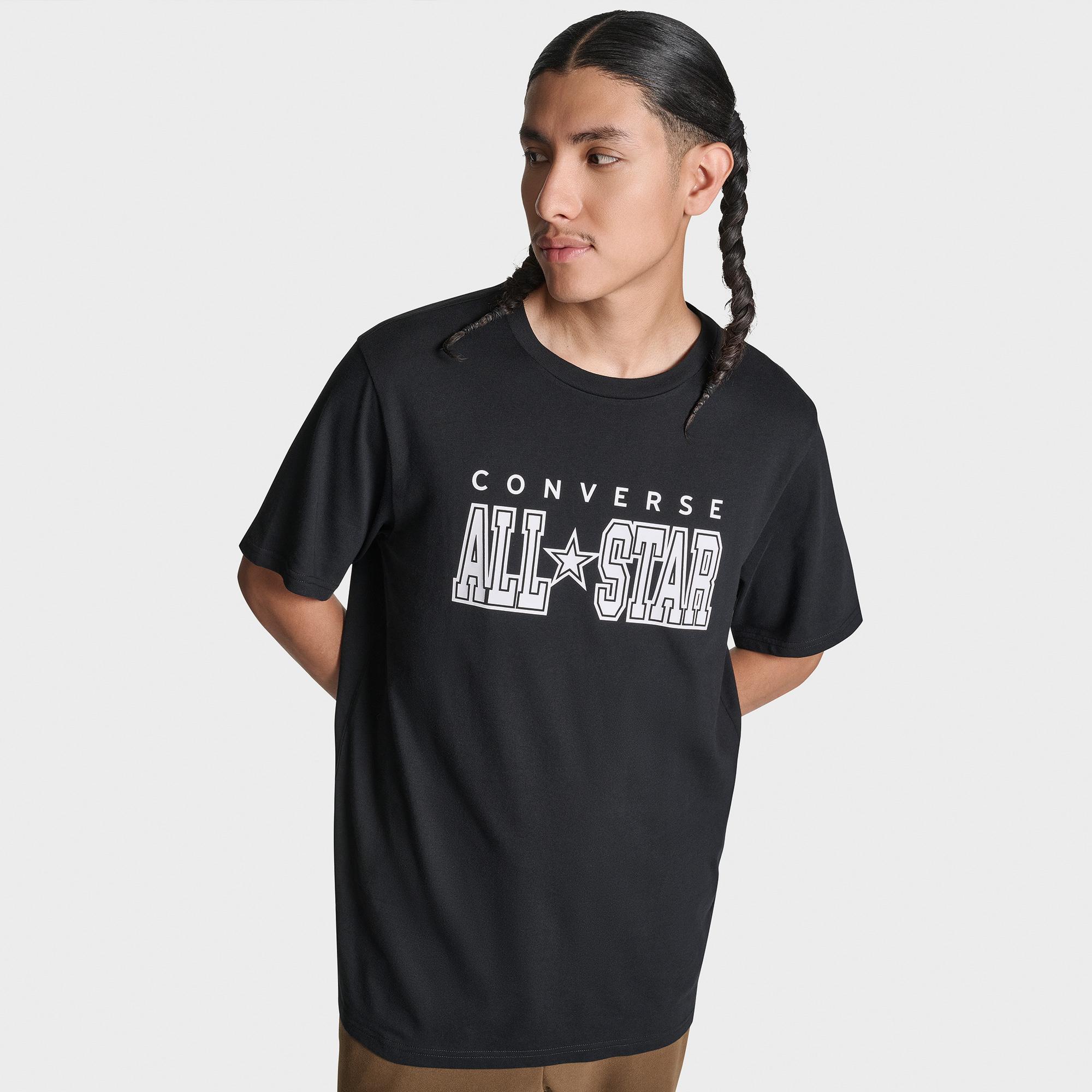 Converse Erkek Siyah T-Shirt