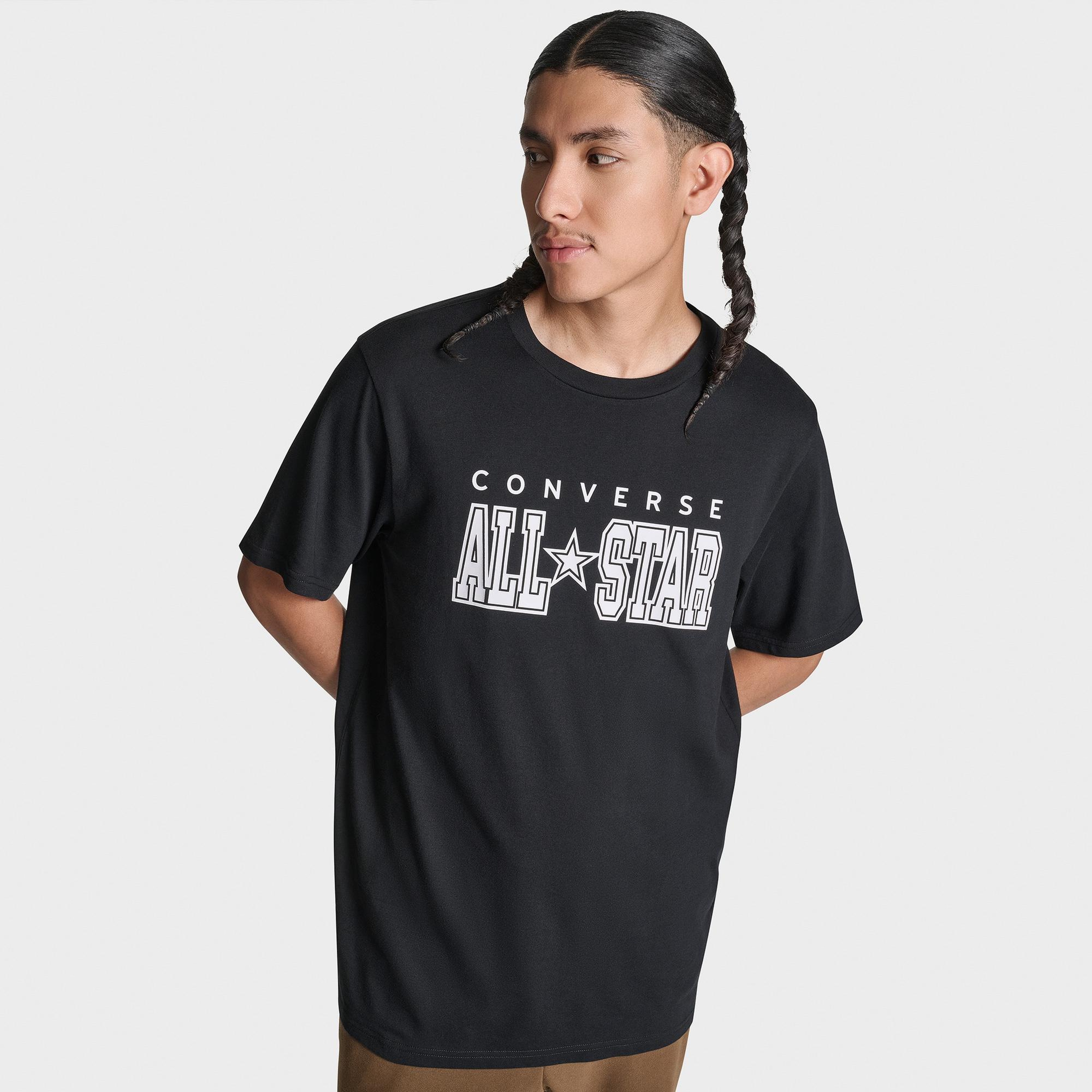 Converse Erkek Siyah T-Shirt