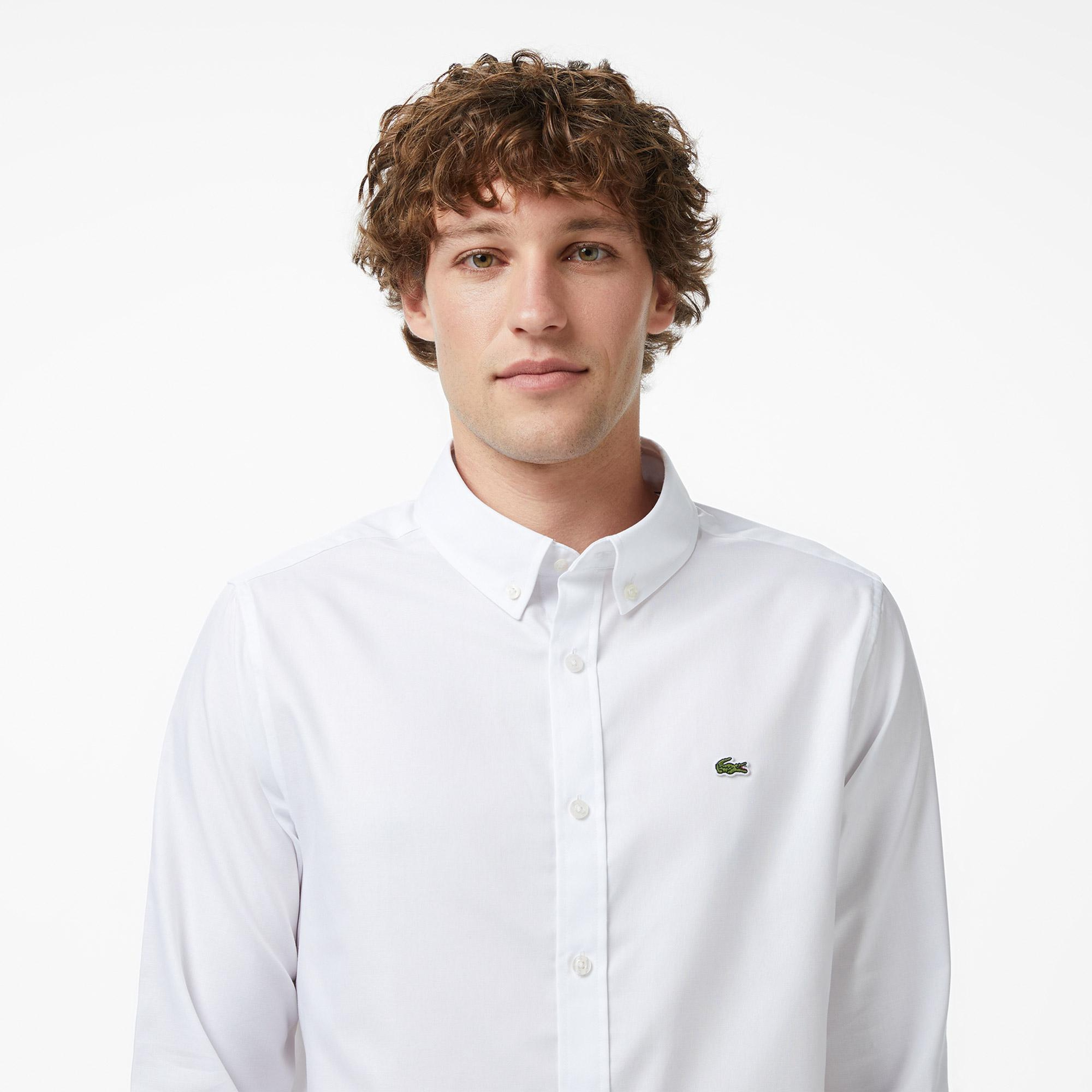 Lacoste Erkek Beyaz Gömlek