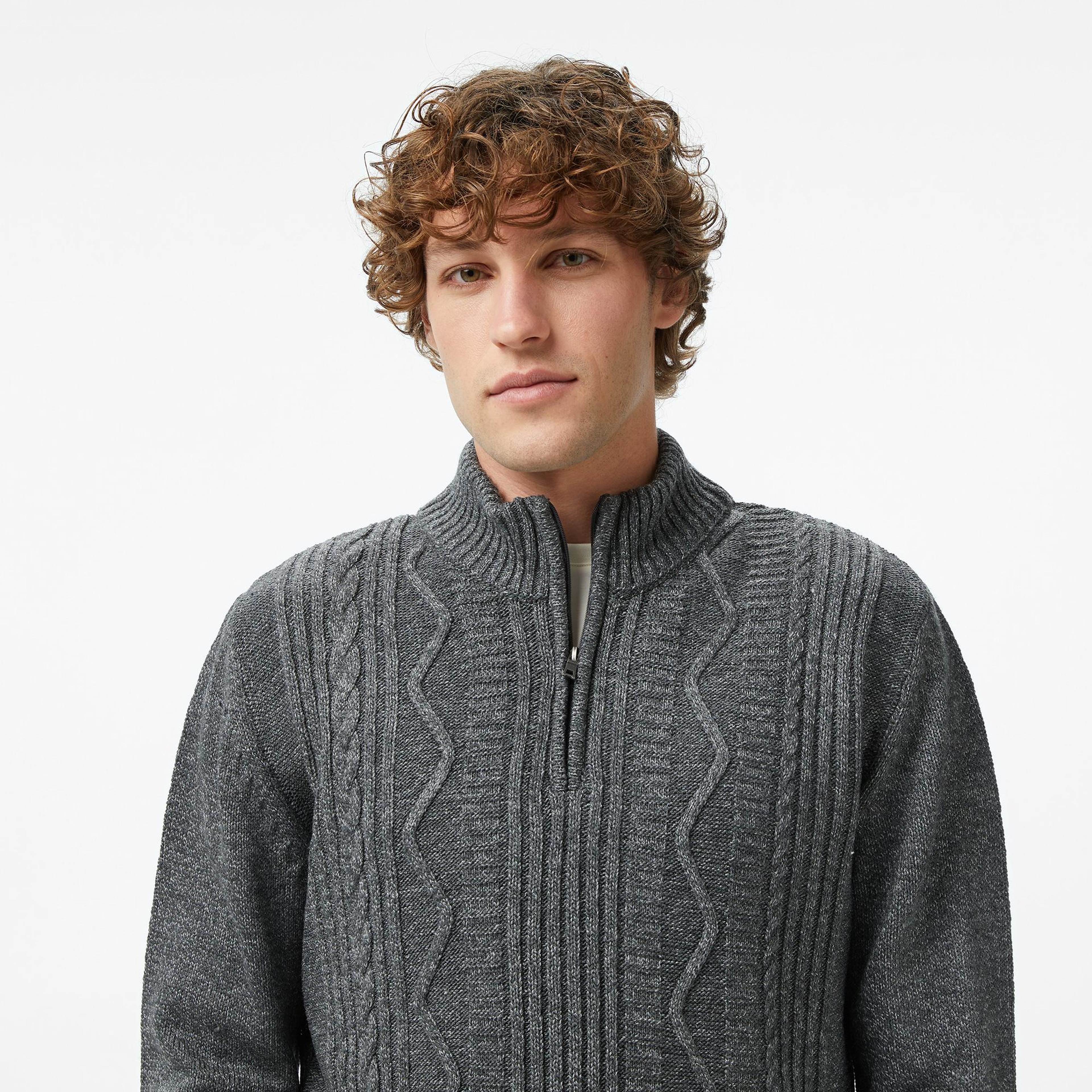 Nautica Erkek Gri Triko