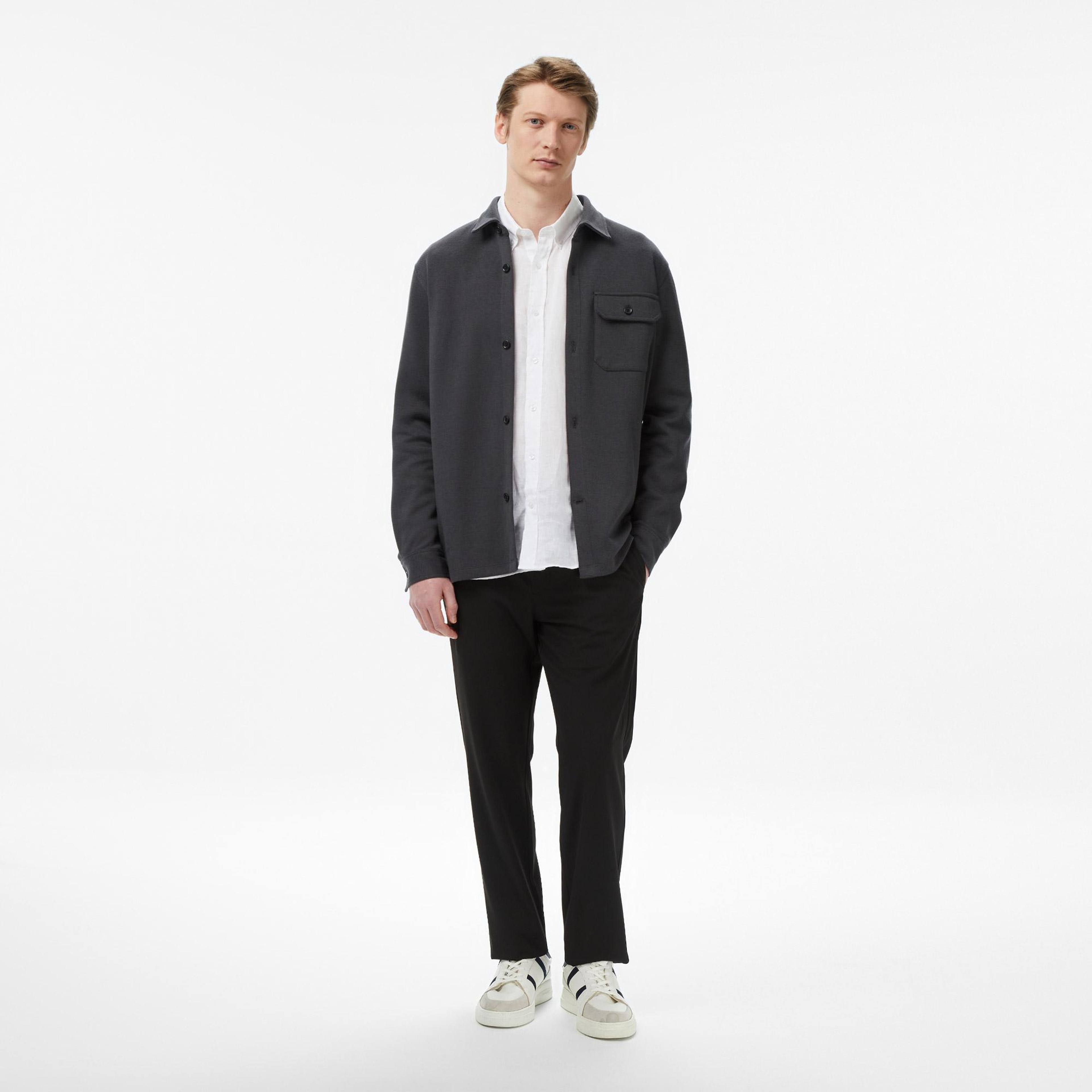 Nautica Erkek Gri Regular Fit Gömlek