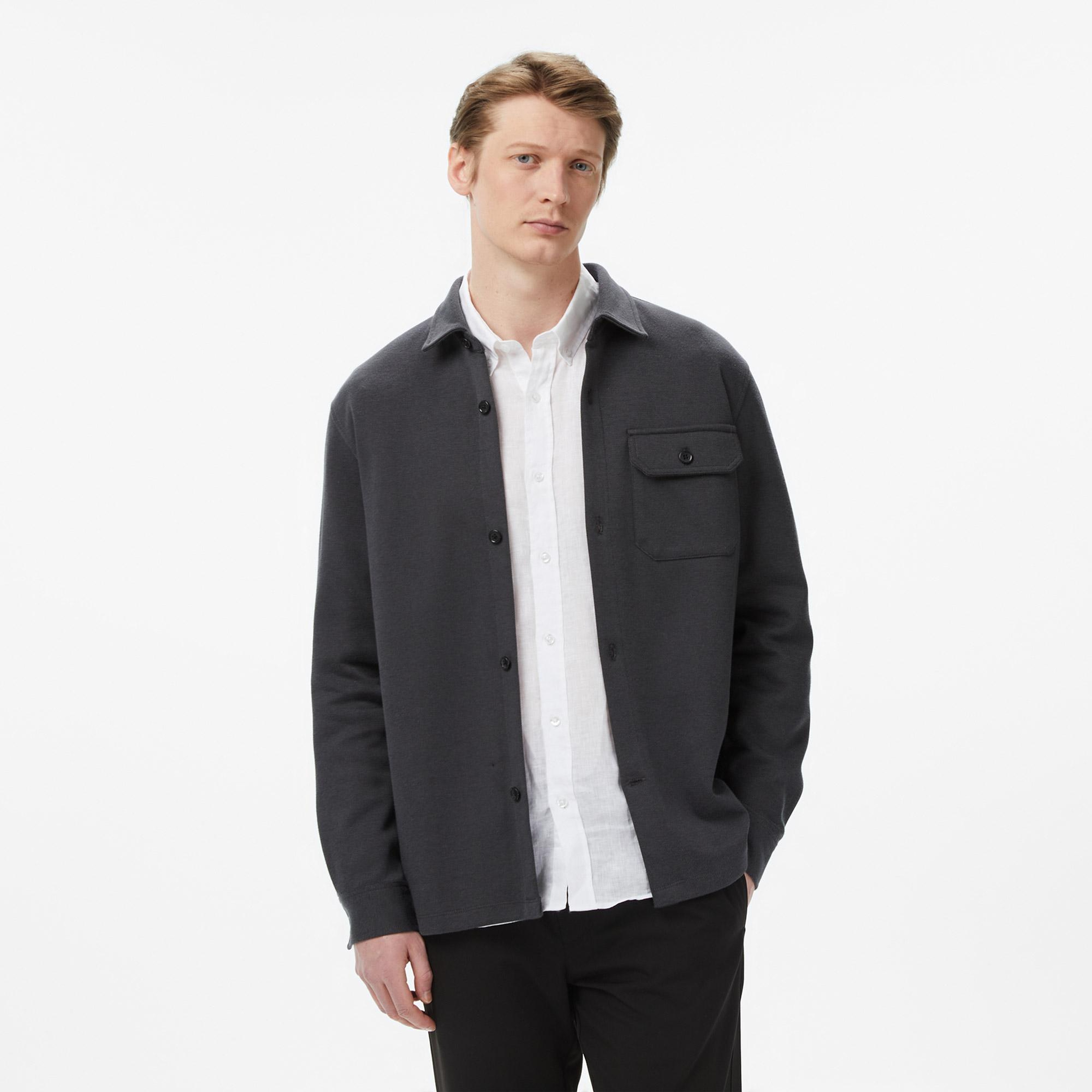 Nautica Erkek Gri Regular Fit Gömlek