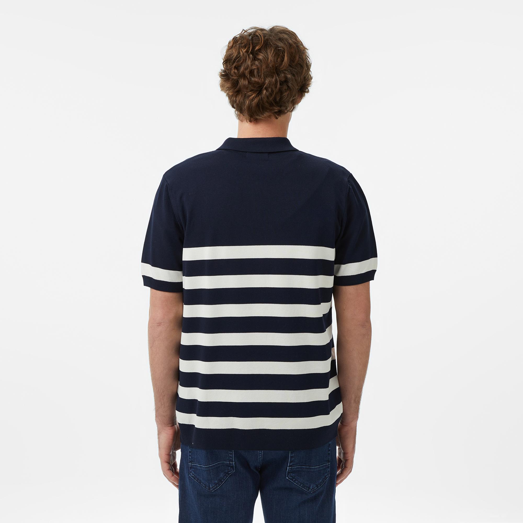 Nautica Erkek Lacivert Regular Fit Triko