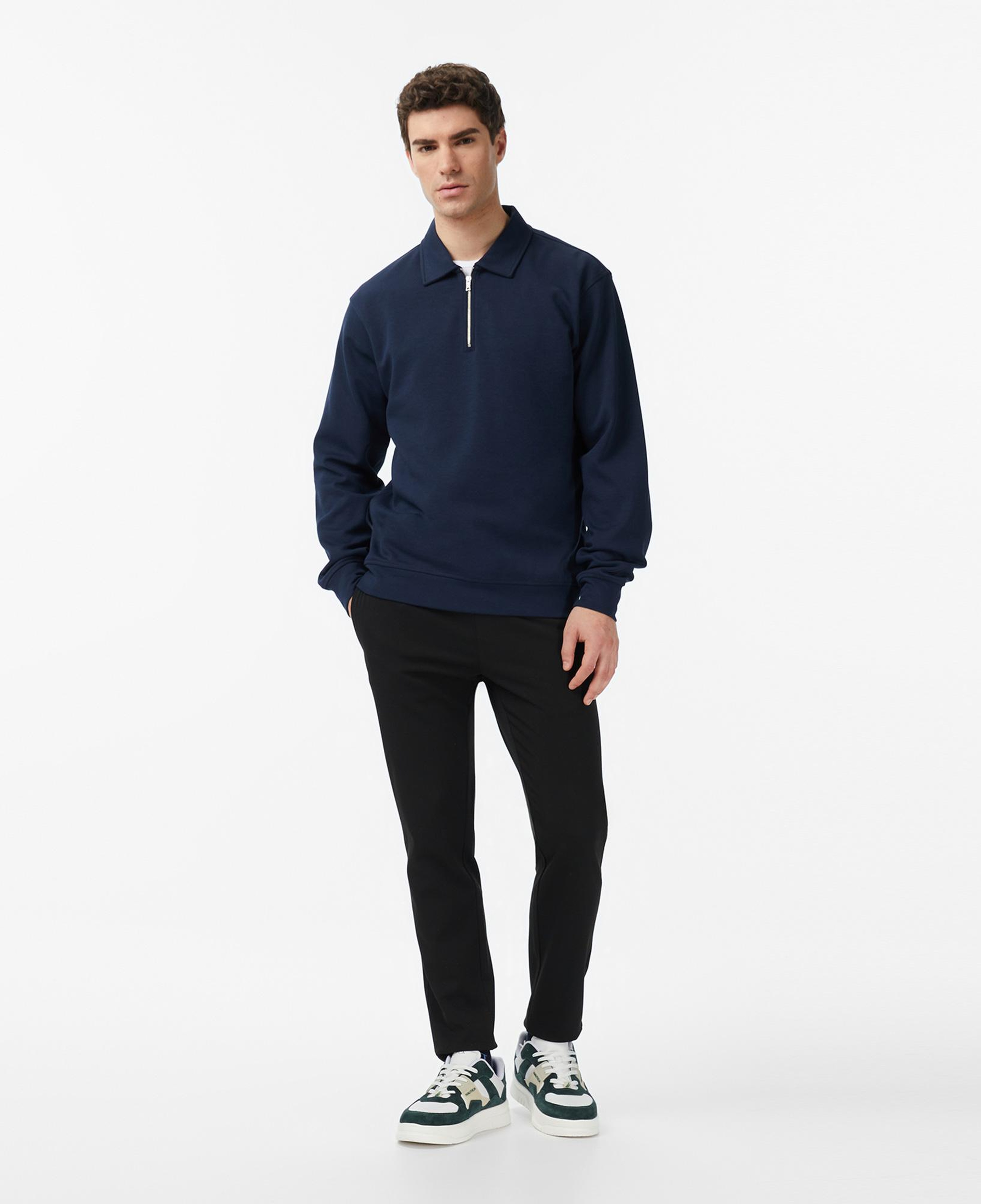 Nautica Erkek Lacivert Regular Fit Sweatshirt