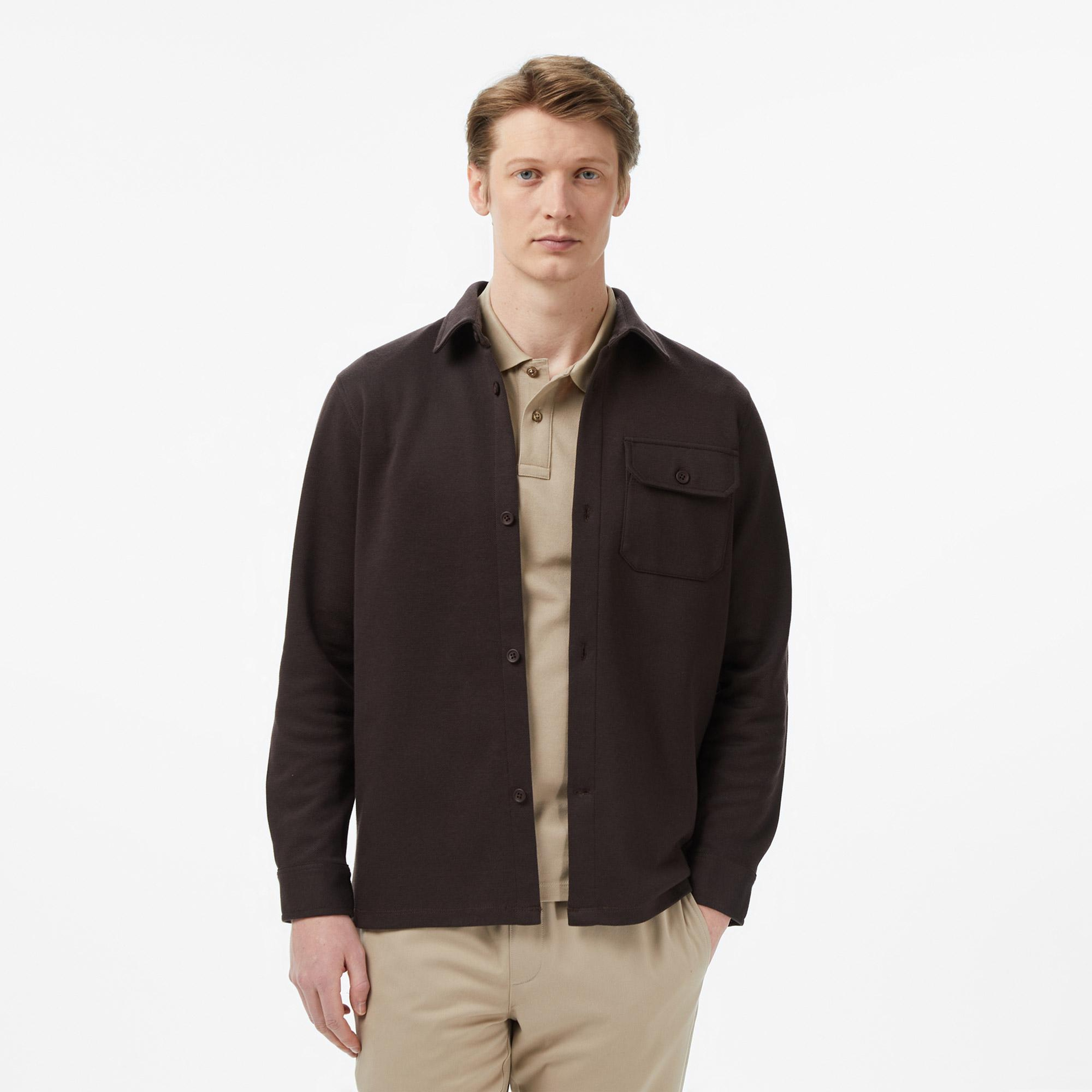 Nautica Erkek Kahverengi Regular Fit Gömlek