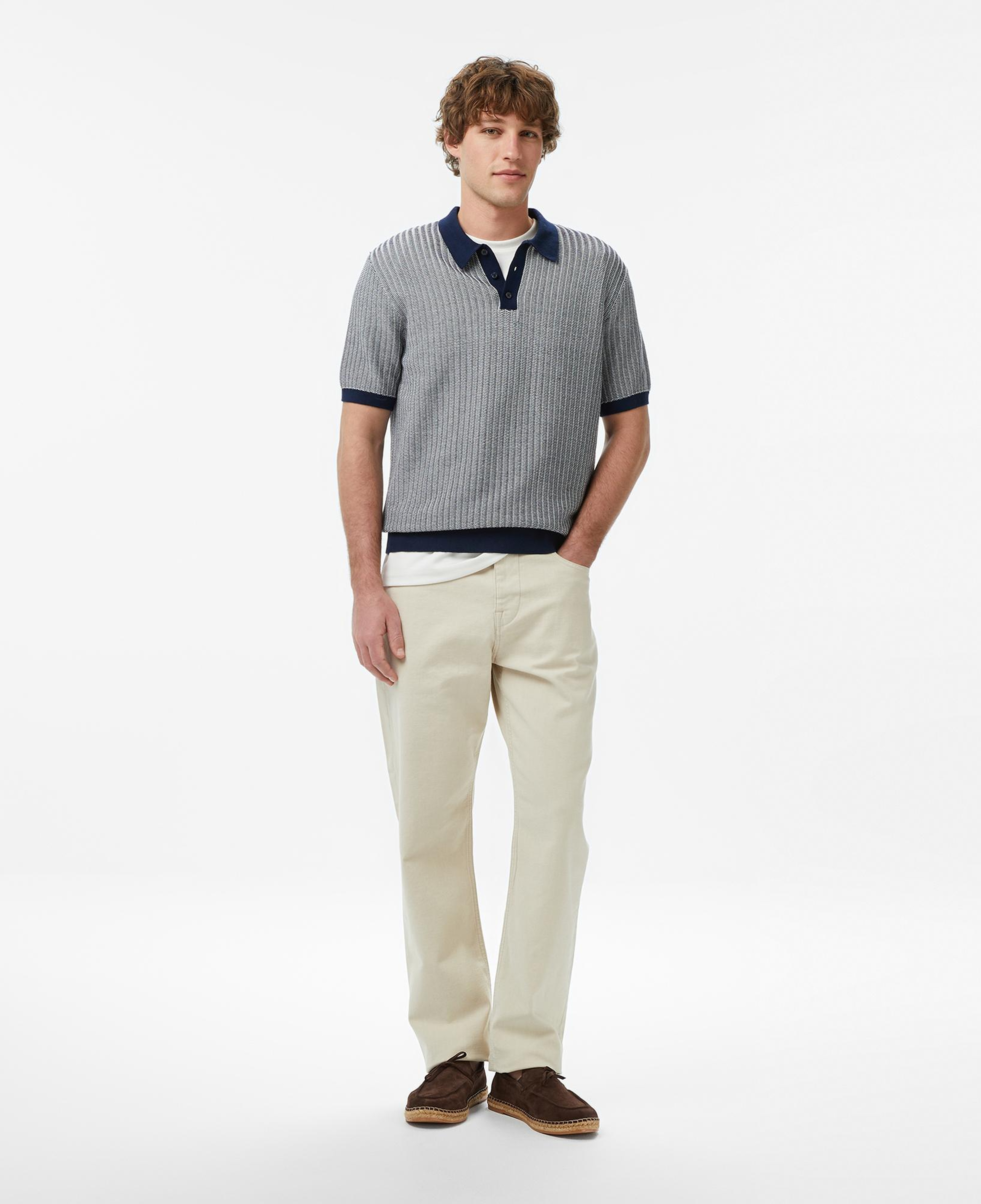 Nautica Erkek Lacivert Regular Fit Kısa Kollu Triko