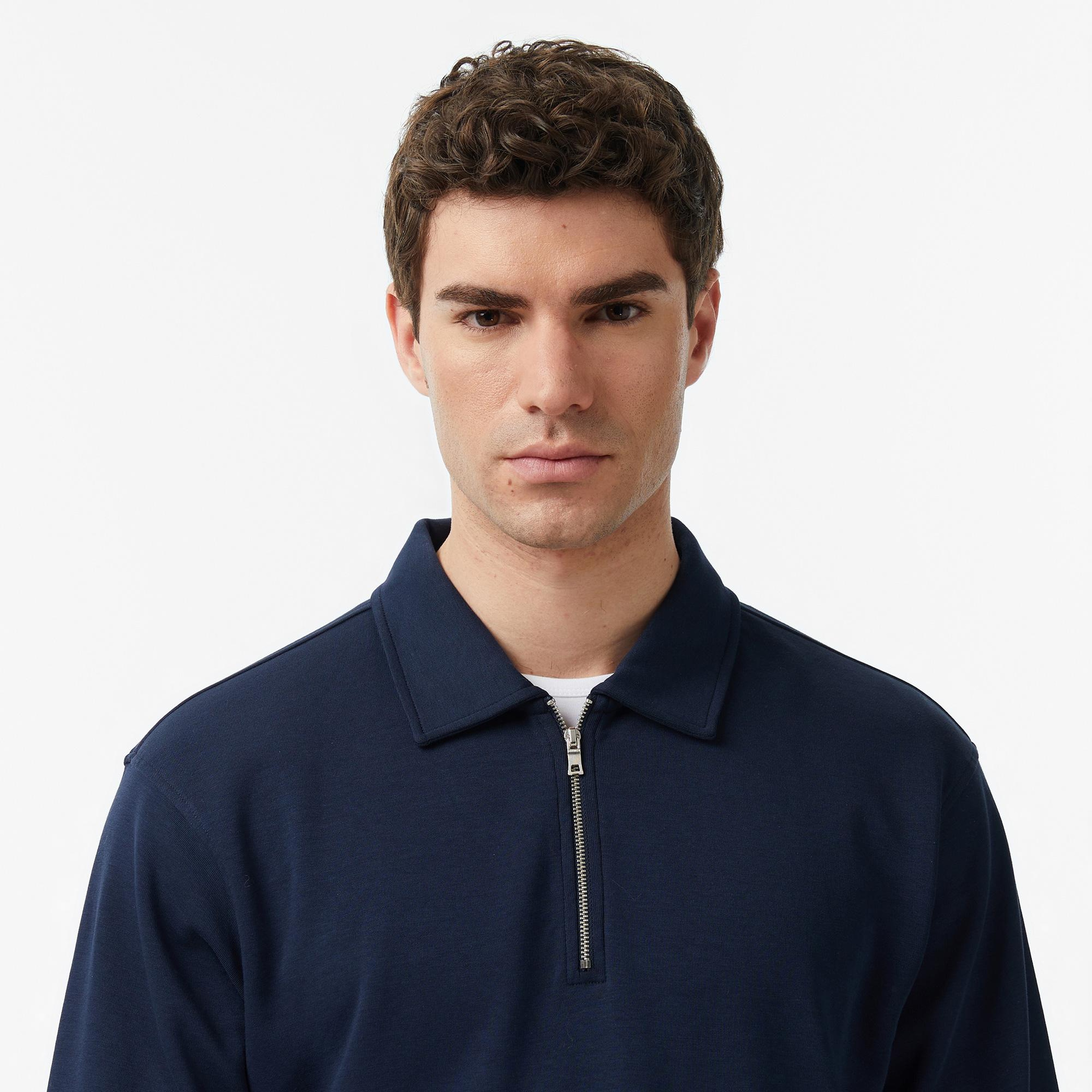 Nautica Erkek Lacivert Regular Fit Sweatshirt