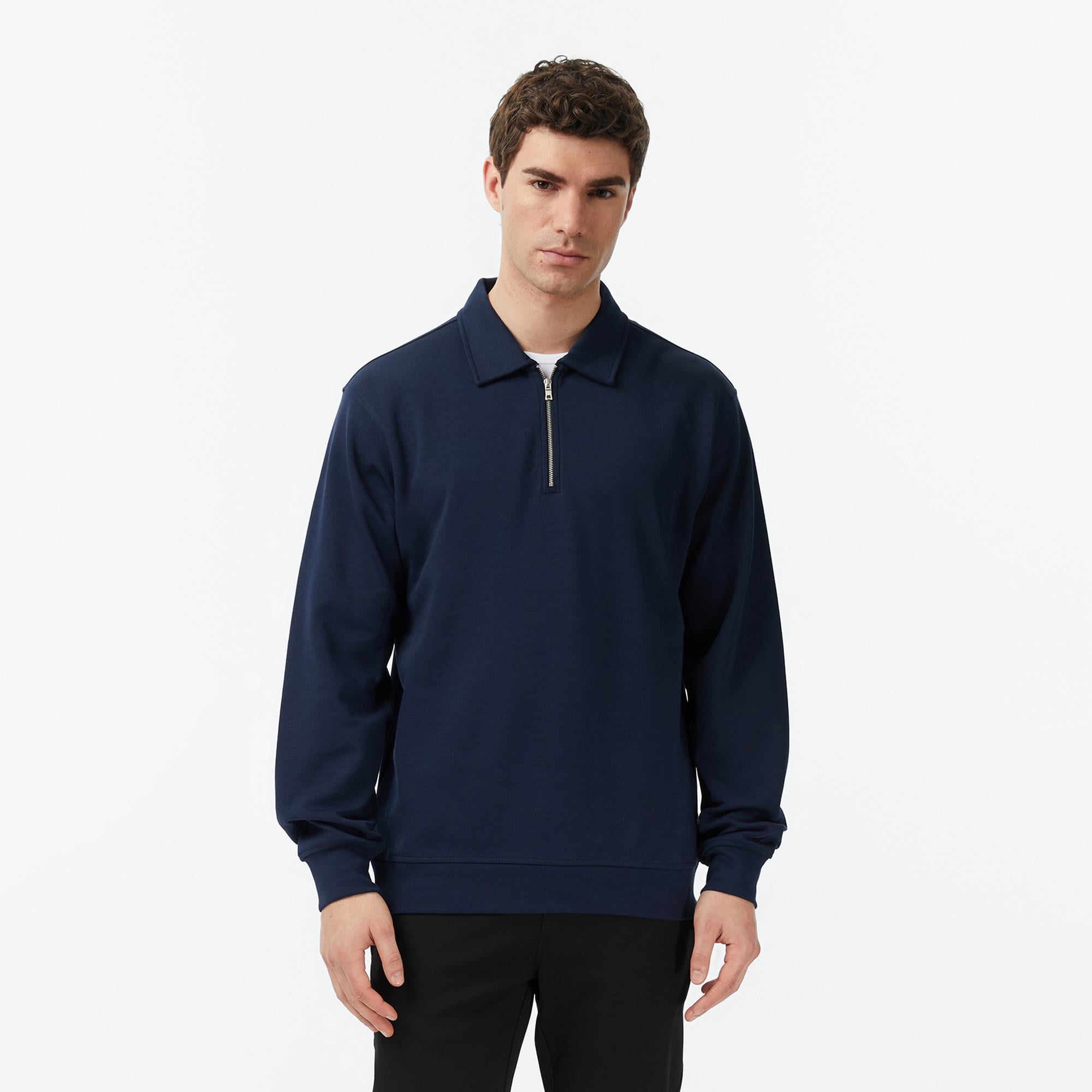 Nautica Erkek Lacivert Regular Fit Sweatshirt